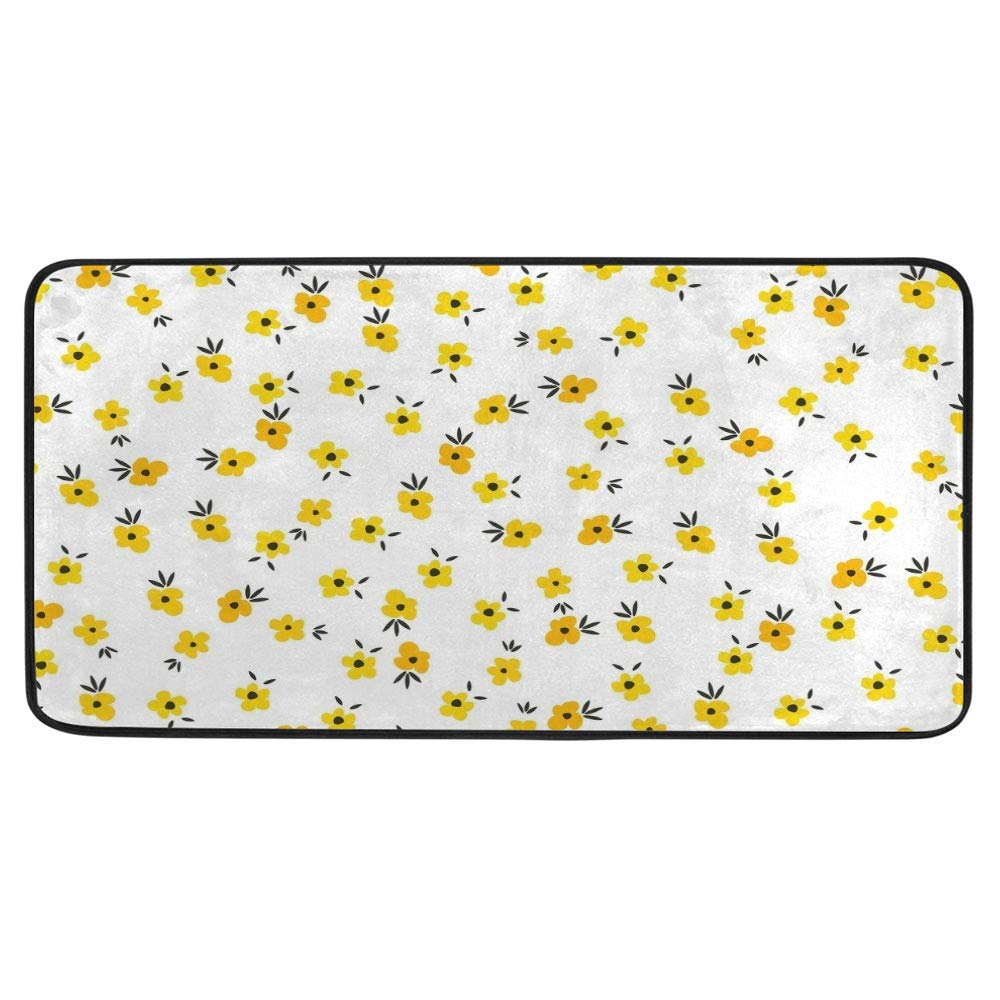Tapis de sol fleuri extra épais, adoptez le confort ergonomique au bureau comme à la maison