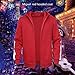 Mukola Kids Boys Cosplay Costume Jacket Zip-Up Hooded Sweatshirt Hoodie(Red,7-8T)