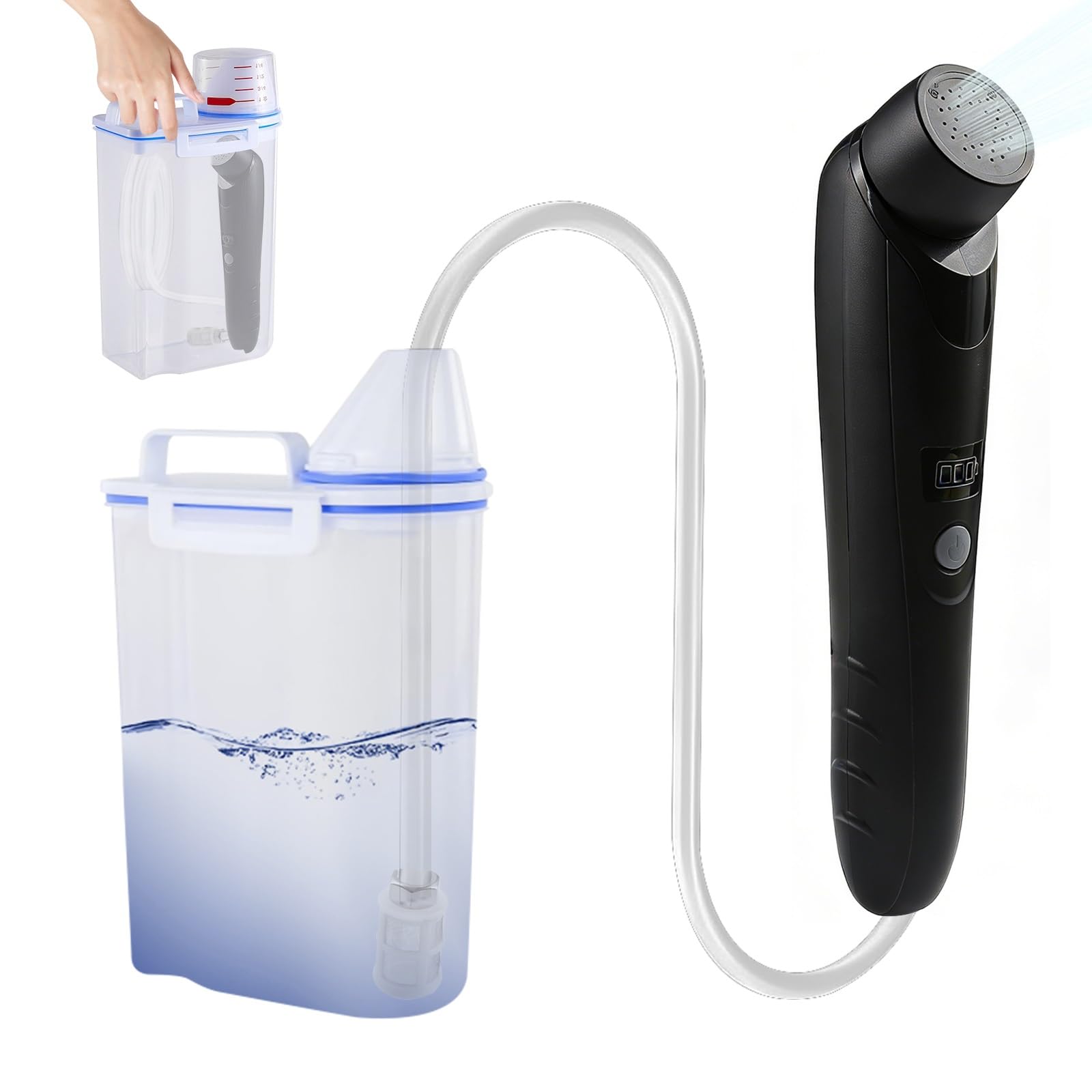 Portable Bidet, 2.5L Electric Rechargeable Handheld Portable Bidet Sprayer