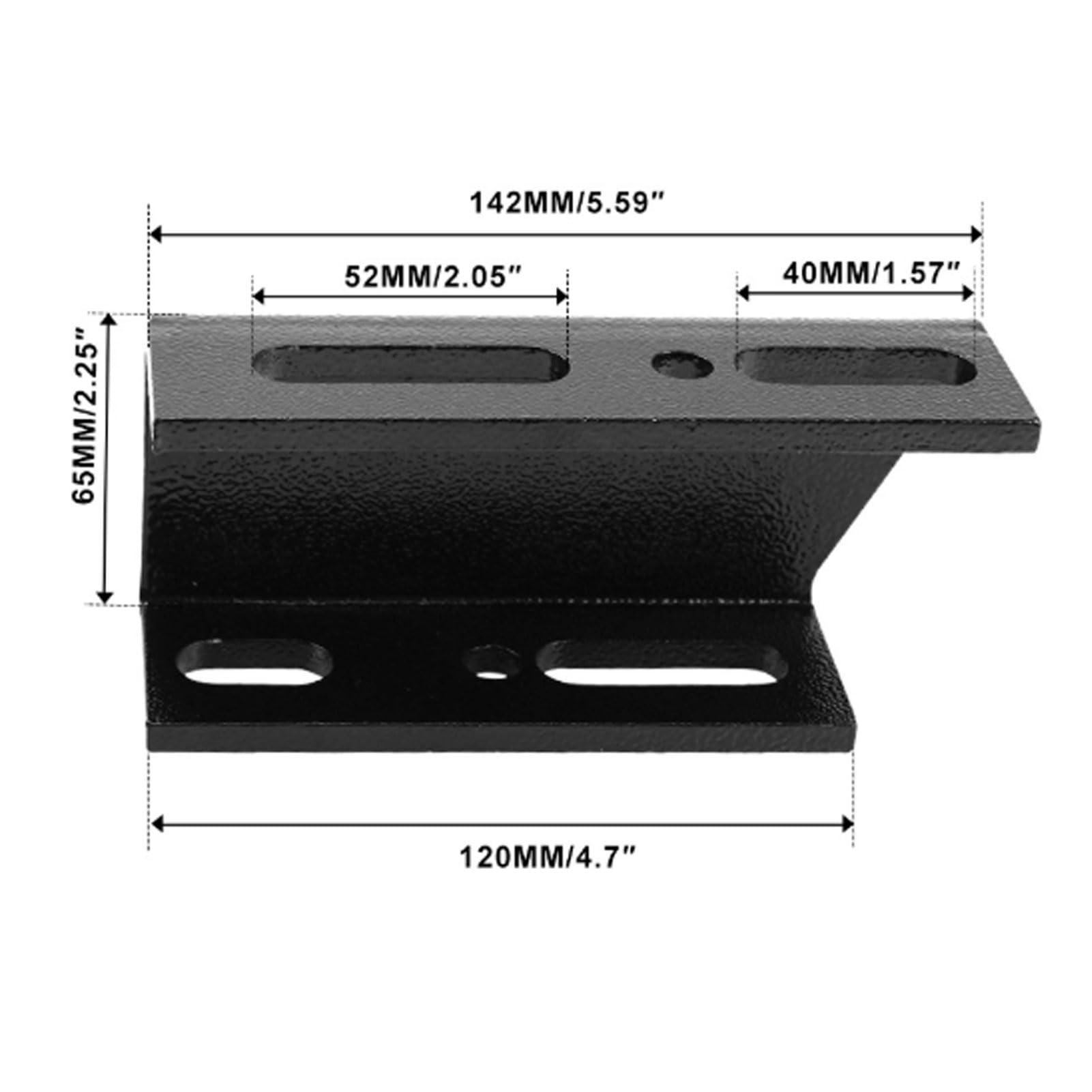 Generic Kit de Soportes de Caída de Barra Estabilizadora Delantera, Repuesto Negro de Alta Resistencia para Camioneta C10 K10 1967-1987