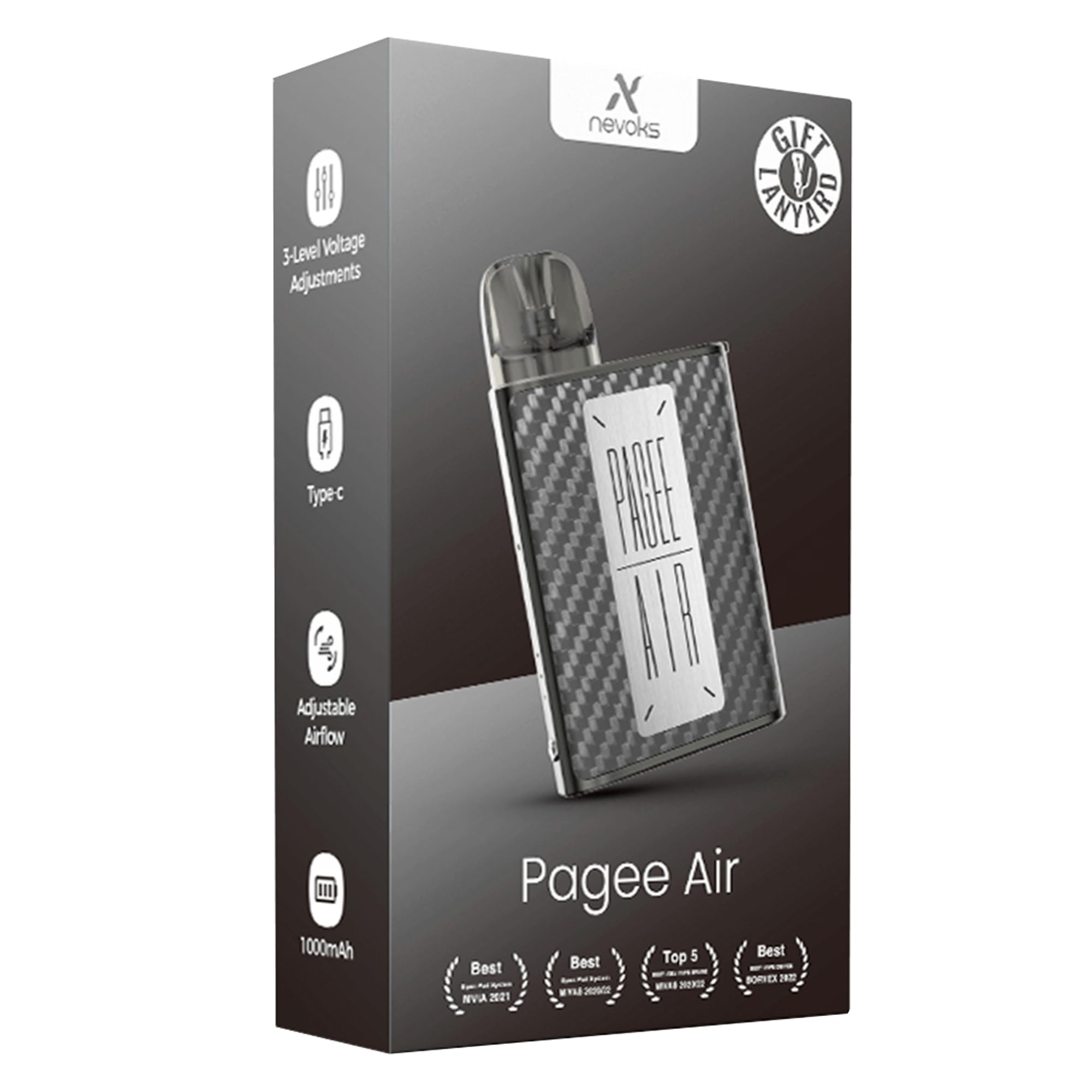 nevoks pagee air pod kit Box Aegis Legend 3 Geekvape - Verrouillage électro-magnétique main image 1