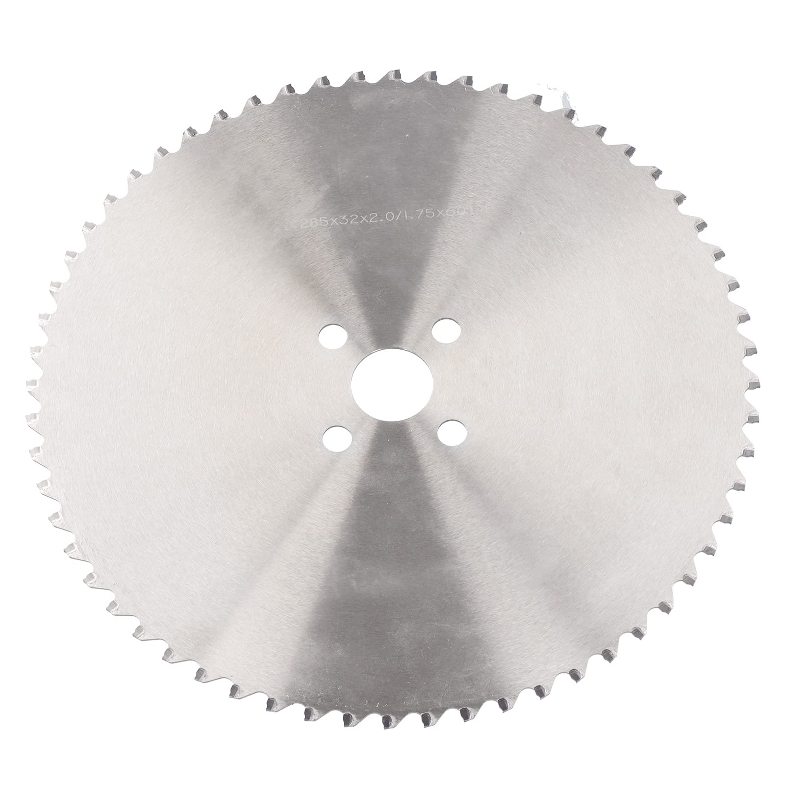 Tarcza piły tarczowej z węglikami spiekanymi 285 mm x 32 mm x 2,0 mm - Tarcza tnąca do drewna z zębami kwadratowymi 60T - kompatybilna z piłami stołowymi do litego drewna, płyt