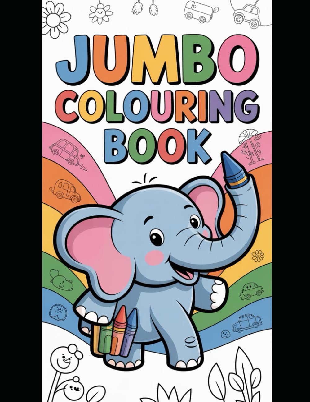 Animal kingdom :A fun colouring book for kids age 3 to 6