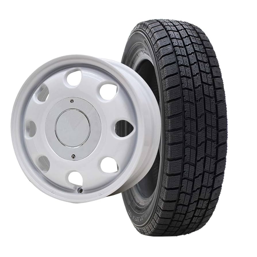 145/80R13 アルミホイール付スタッドレスタイヤ 4本セット