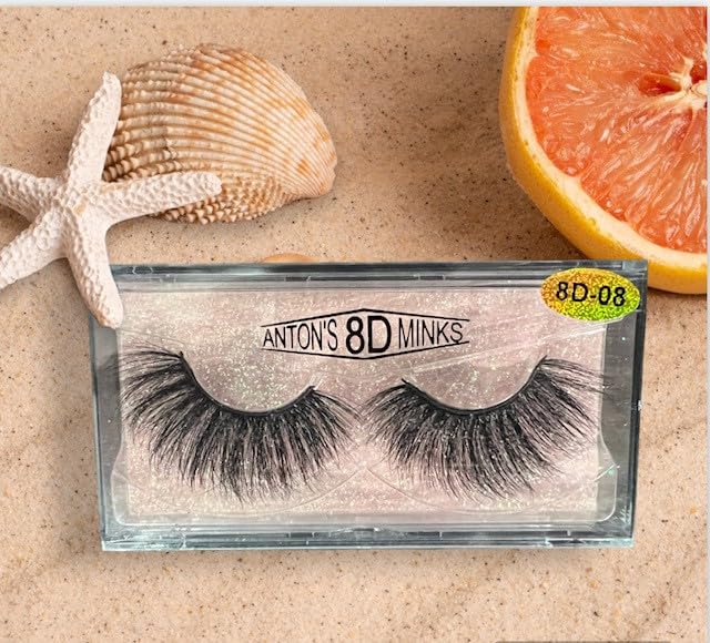 ANTON'S 8D MINK LASHES LOT OF (5) 8D-08