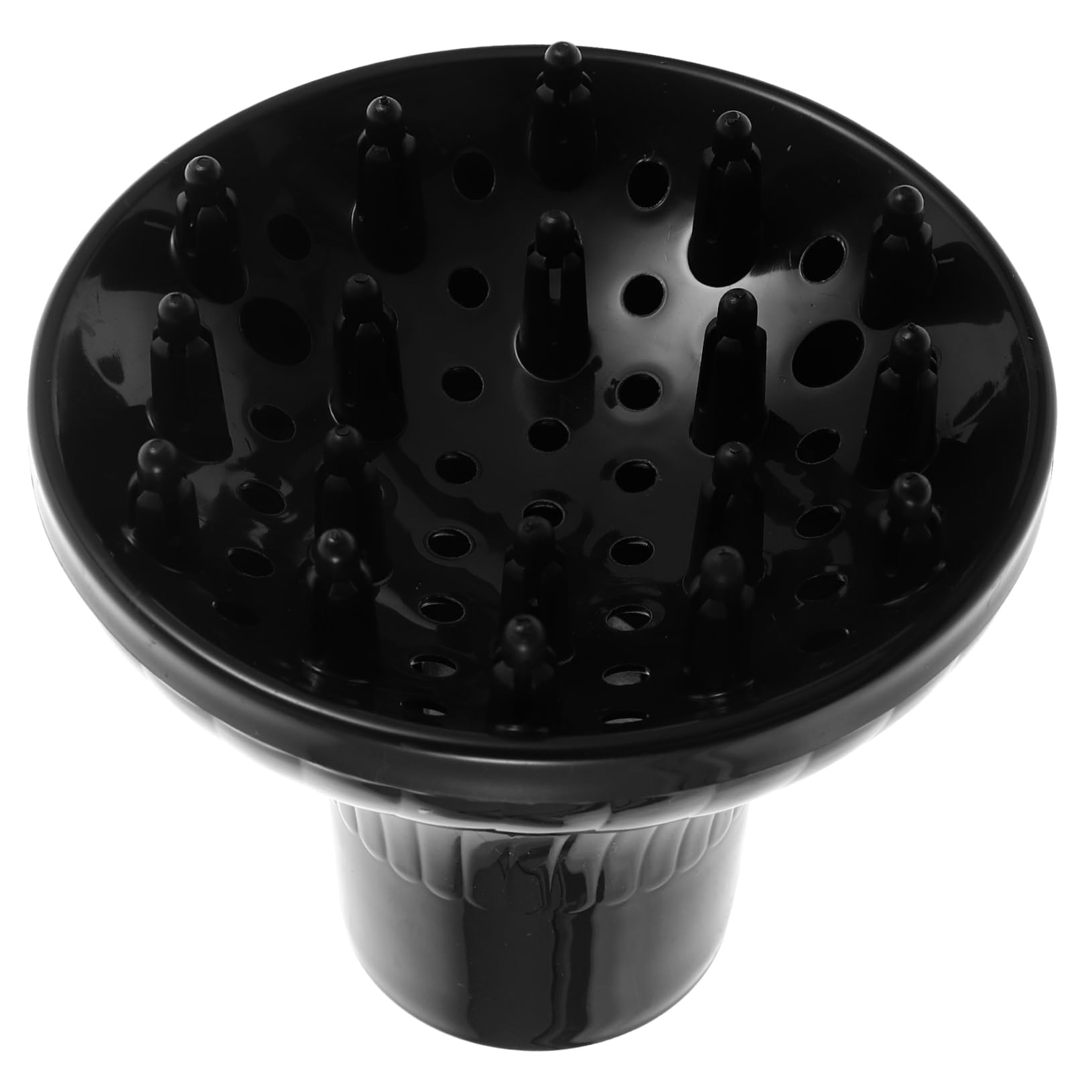 Haartrockner Diffusor Schwarz Kunststoff für 4, 2-4, 8cm Ausgang