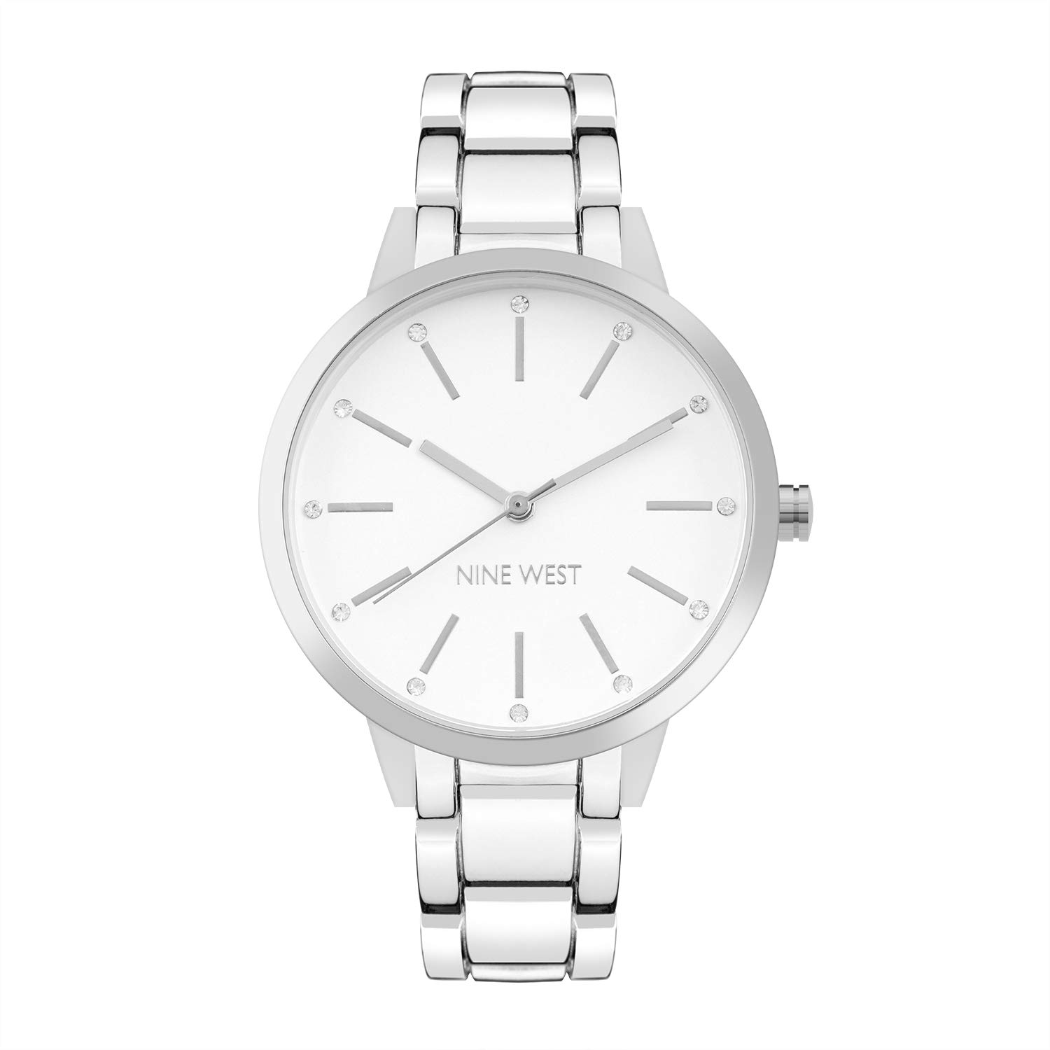 Nine West Analog Silver Dial Womens Watch-NW-2245SVSV (B07Q2THTY6) Amazon Price History, Amazon Price Tracker
