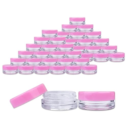 Miniatura 4 de Beauticom - Tarros redondos de 0.11 oz, 0.1 fl oz, con tapa de rosca para exfoliantes, aceites, tóner, ungüentos, cremas, lociones, muestras de
