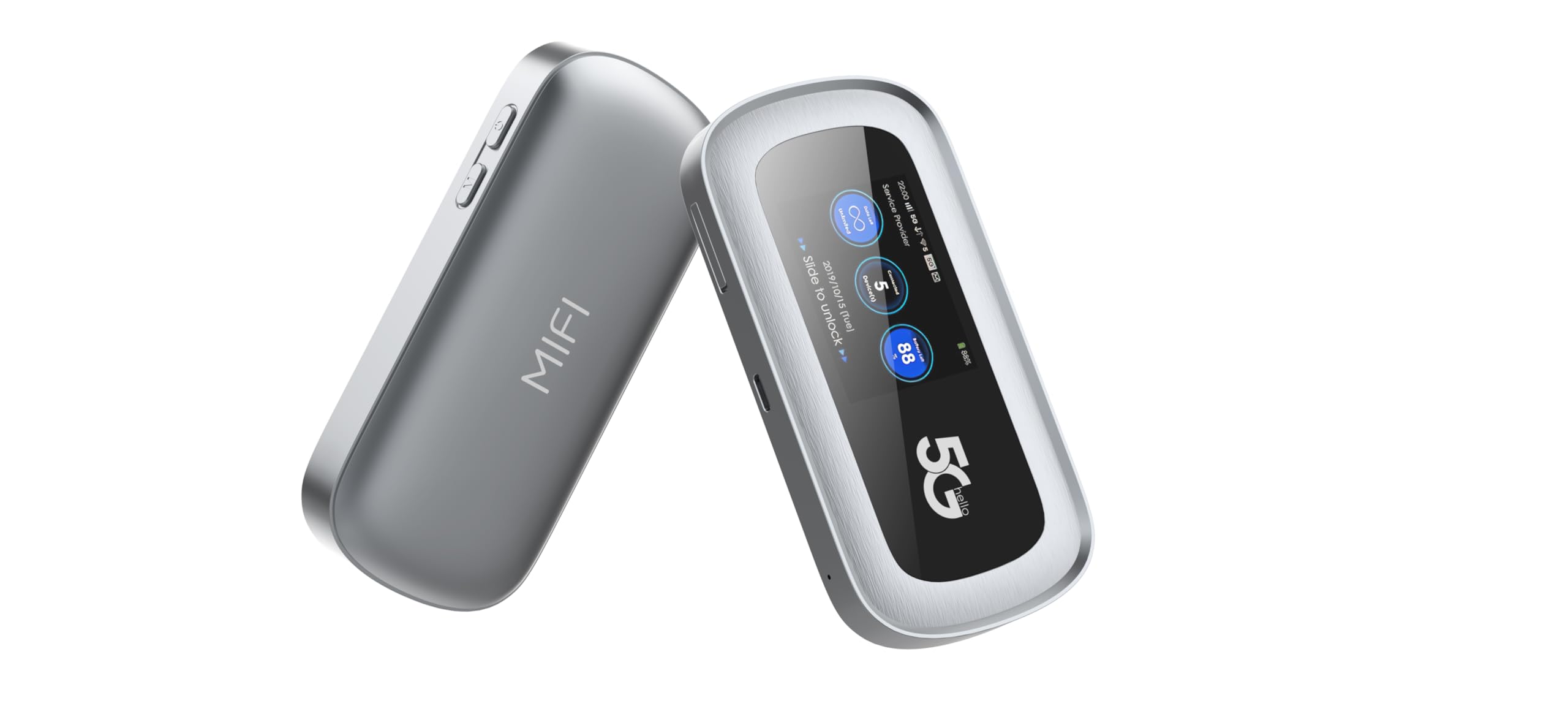 epicloud 5g portable wifi router ax1800mbps dual band con connettività 3g 4g 5g lte e batteria a lunga durata