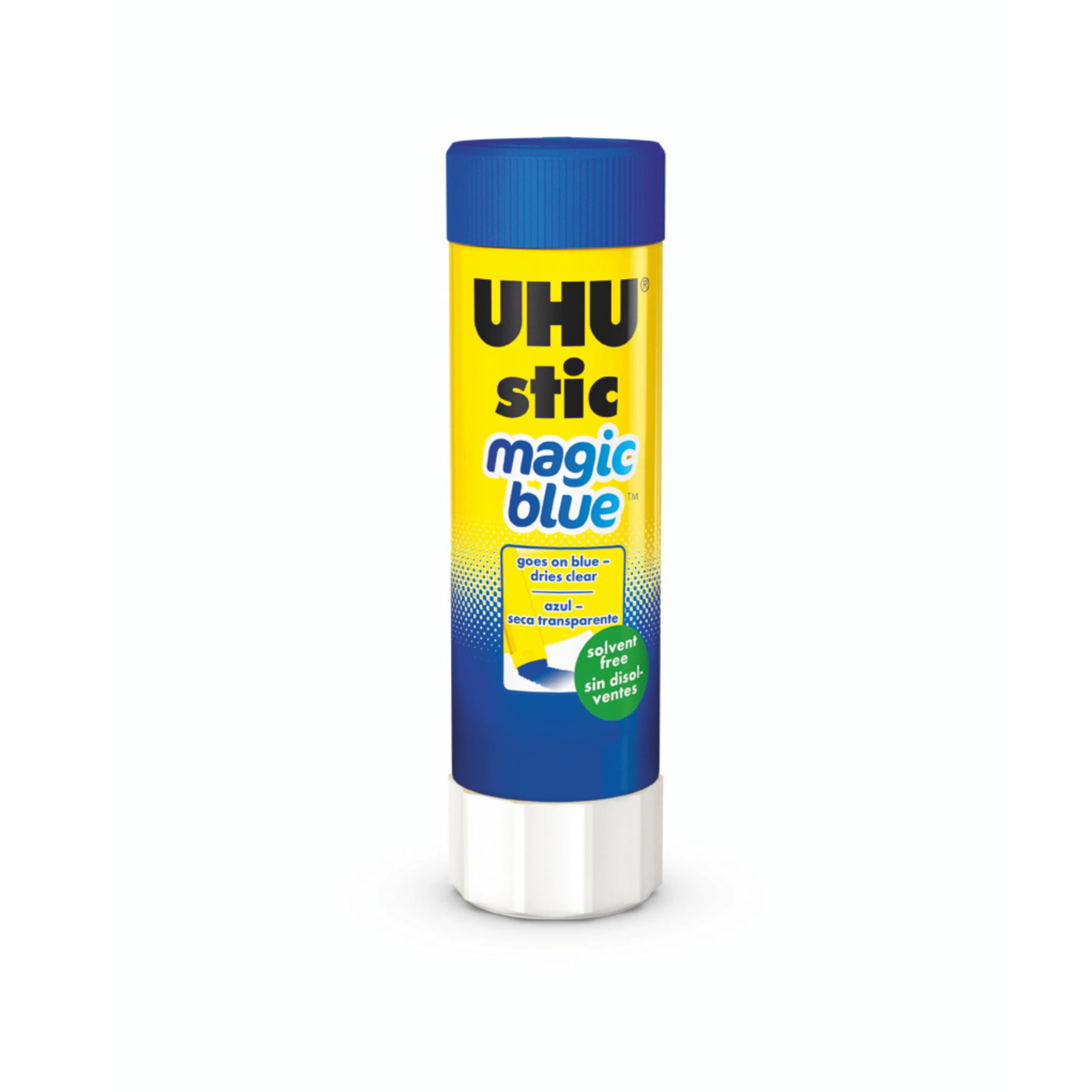 Saunders UHU - Barra de pegamento, color azul pack de 12