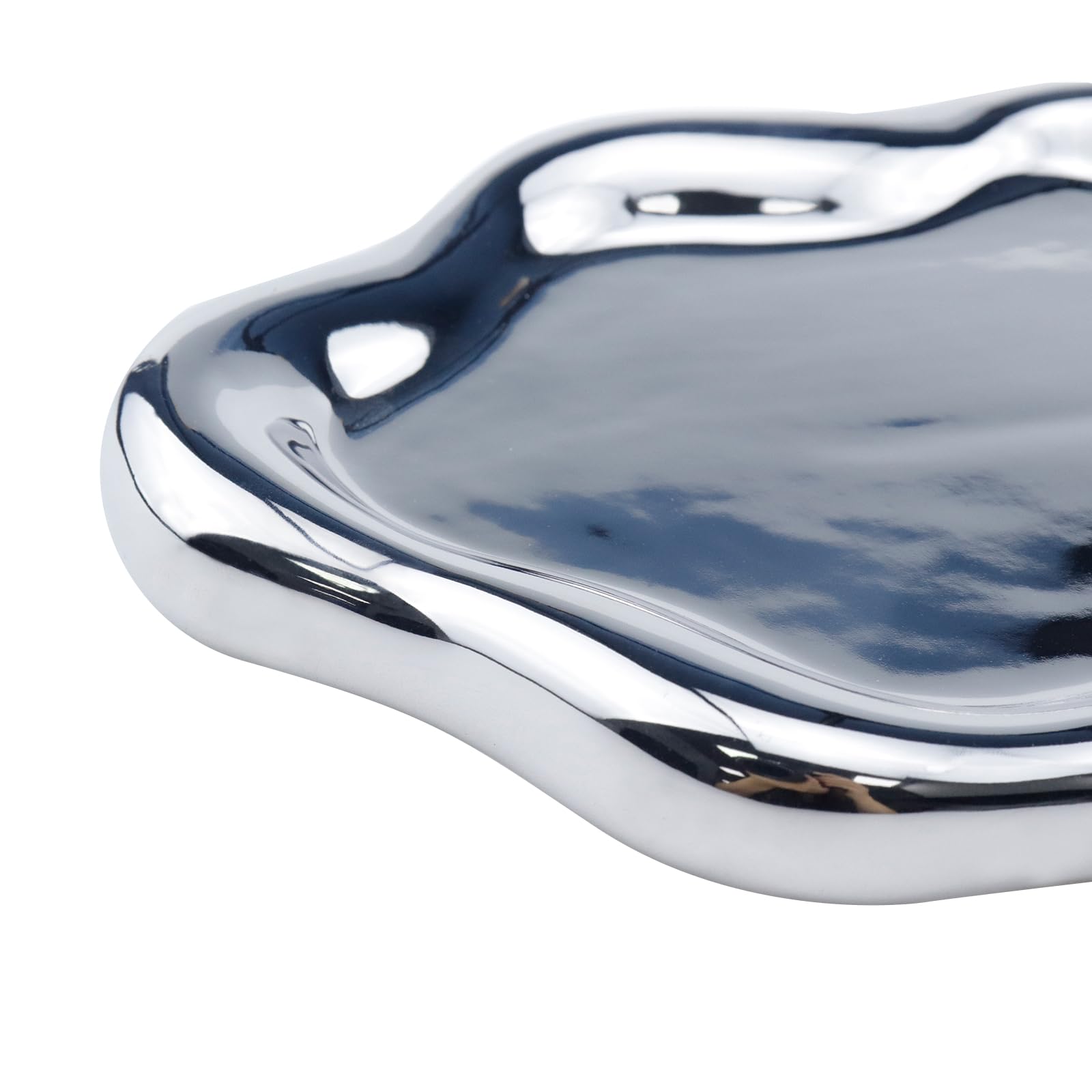 Amazon｜Pufguy ジュエリートレイ シルバープレート 小物入れ かわいい 