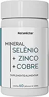 Selênio + Cobre + Zinco Suplemento 60 Cápsulas