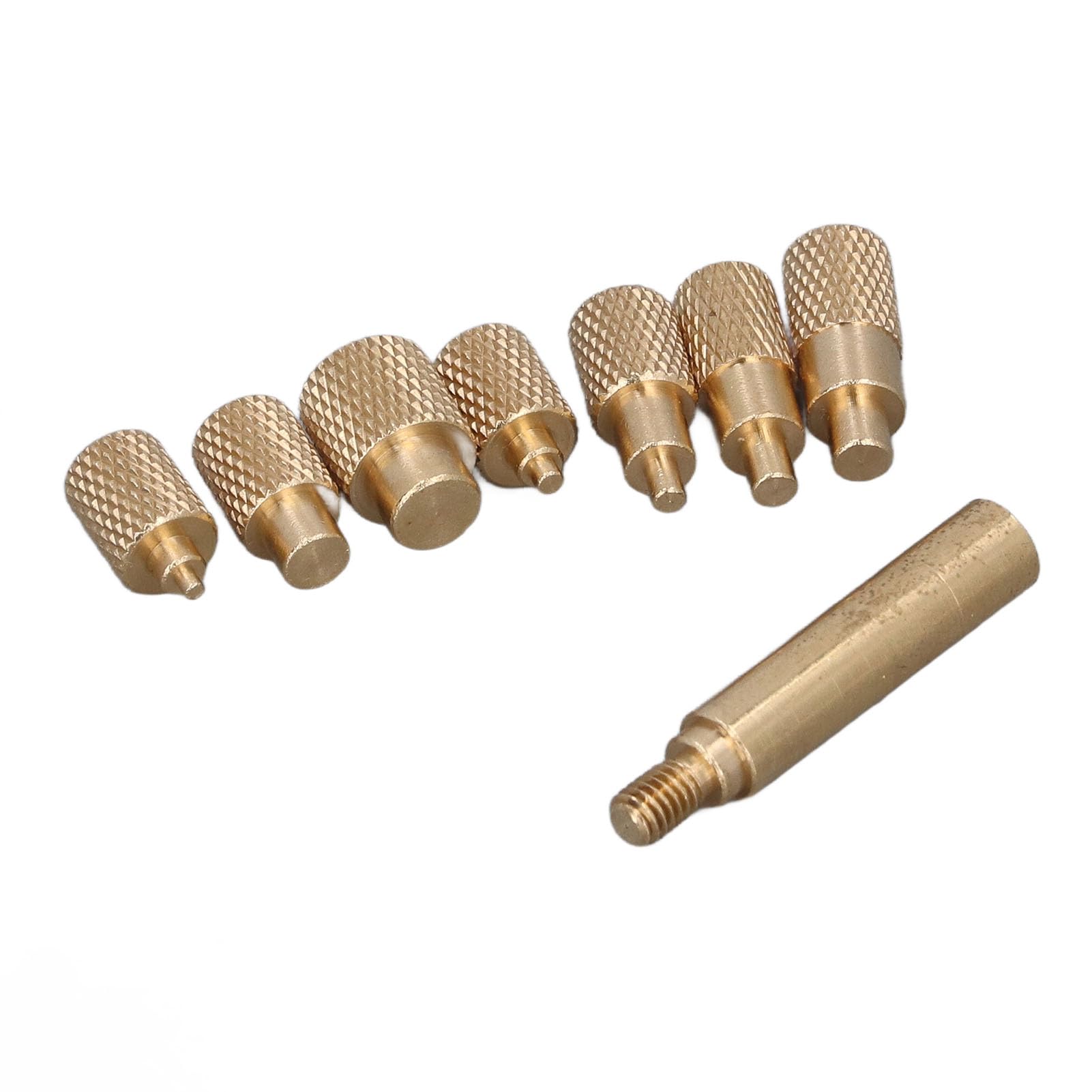 Heat Set Insert Tip Brass, Soldering Irons to Install M2 M2.5 M3 M4 M5 M6 M8, Soldering Tips for 936 T18 ST 900M FX888D FX600 WLC100, Compatible with SREMTCH LONOVO RHAEGON