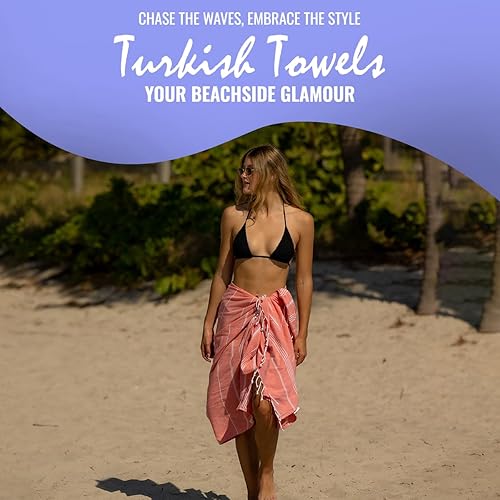 Miniatura 6 de Toalla de bañoplaya (100% algodón,40x70 in), diseño turco