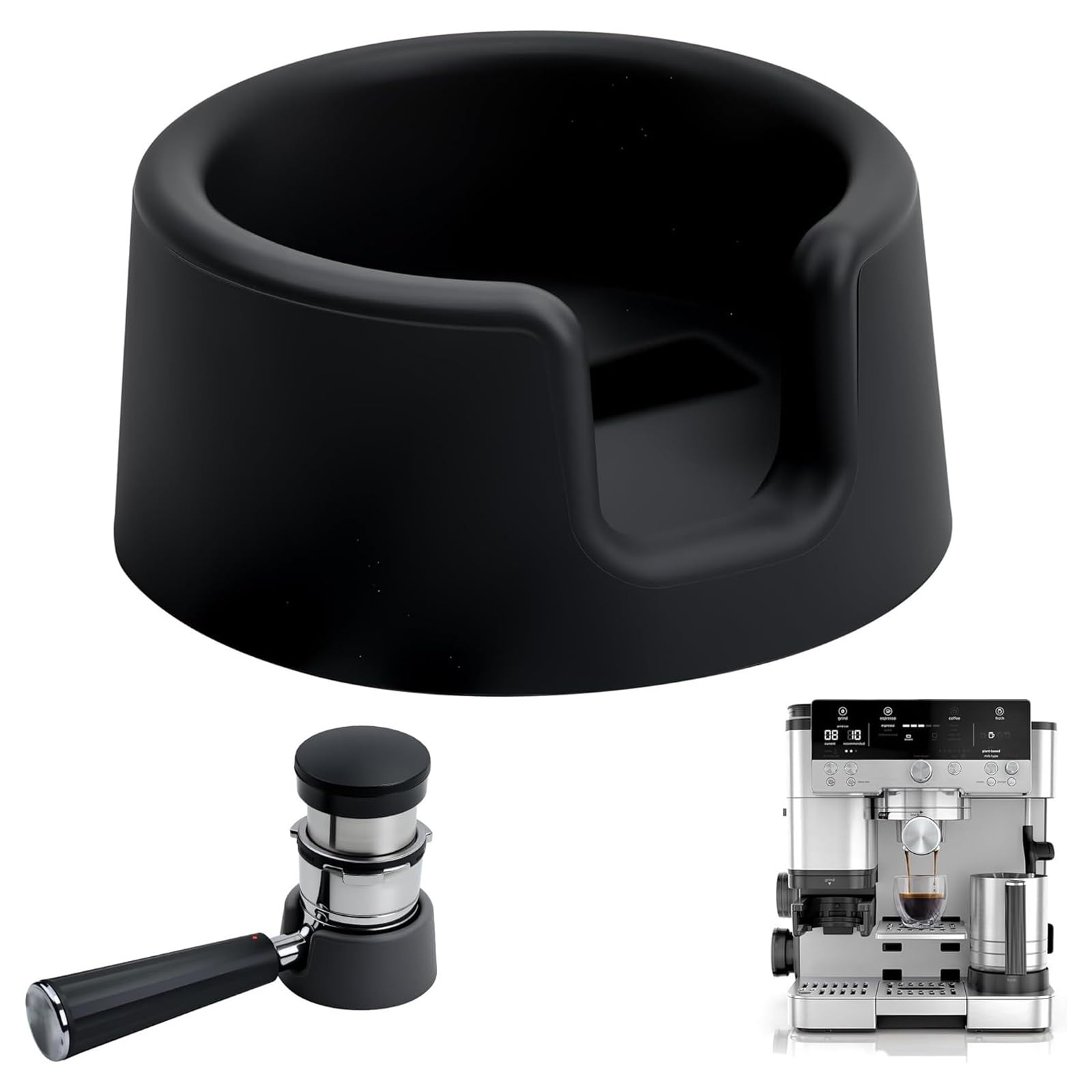Almohadilla de almacenamiento de silicona para máquina de café espresso, almohadilla protectora de silicona para ES601, ES655, ES701, juego de accesorios de café antideslizante