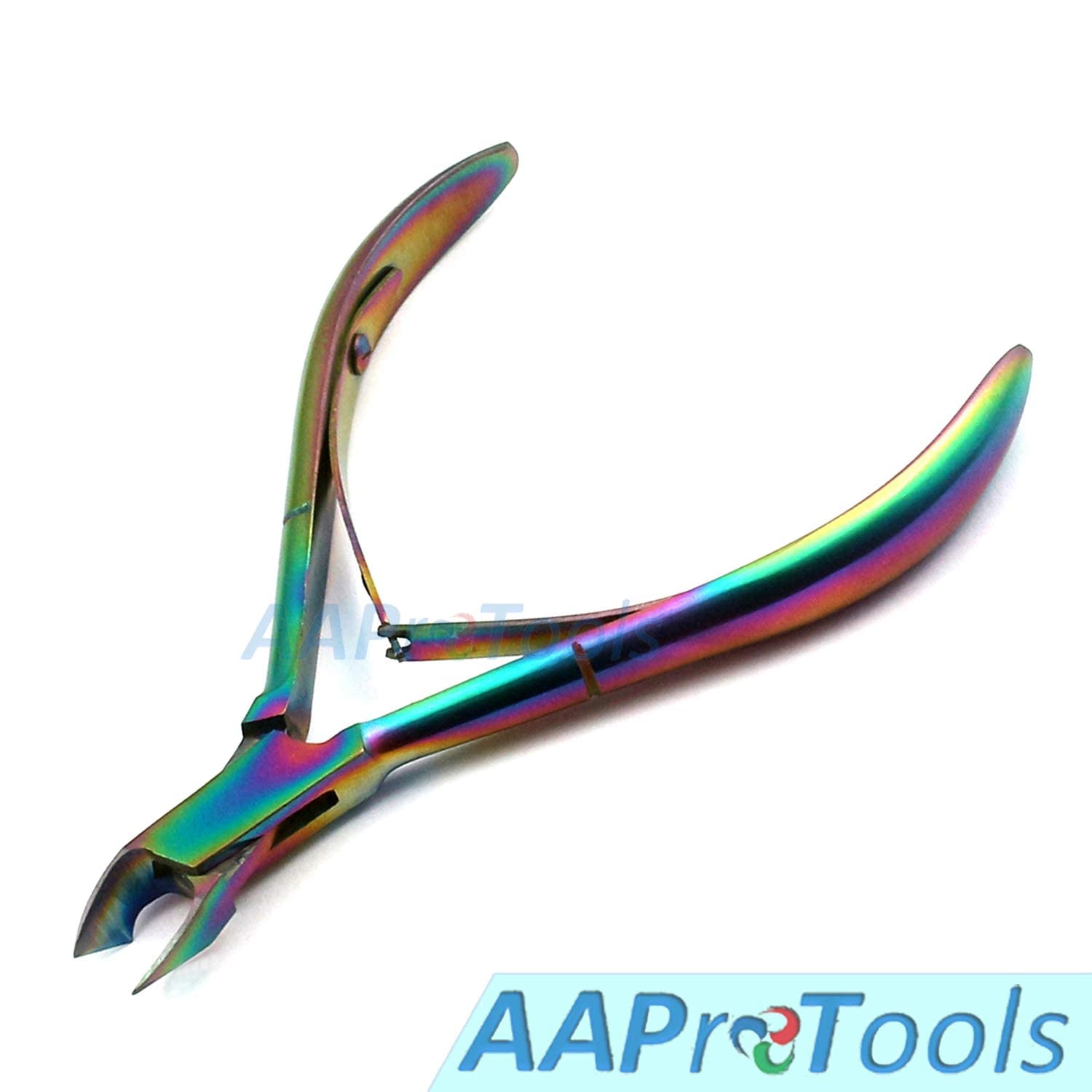 AAProTools Nail Cuticle 1pcs Set Nipper Rainbow Clipper Scissor Dead Remover Manicure Nail Art Tool