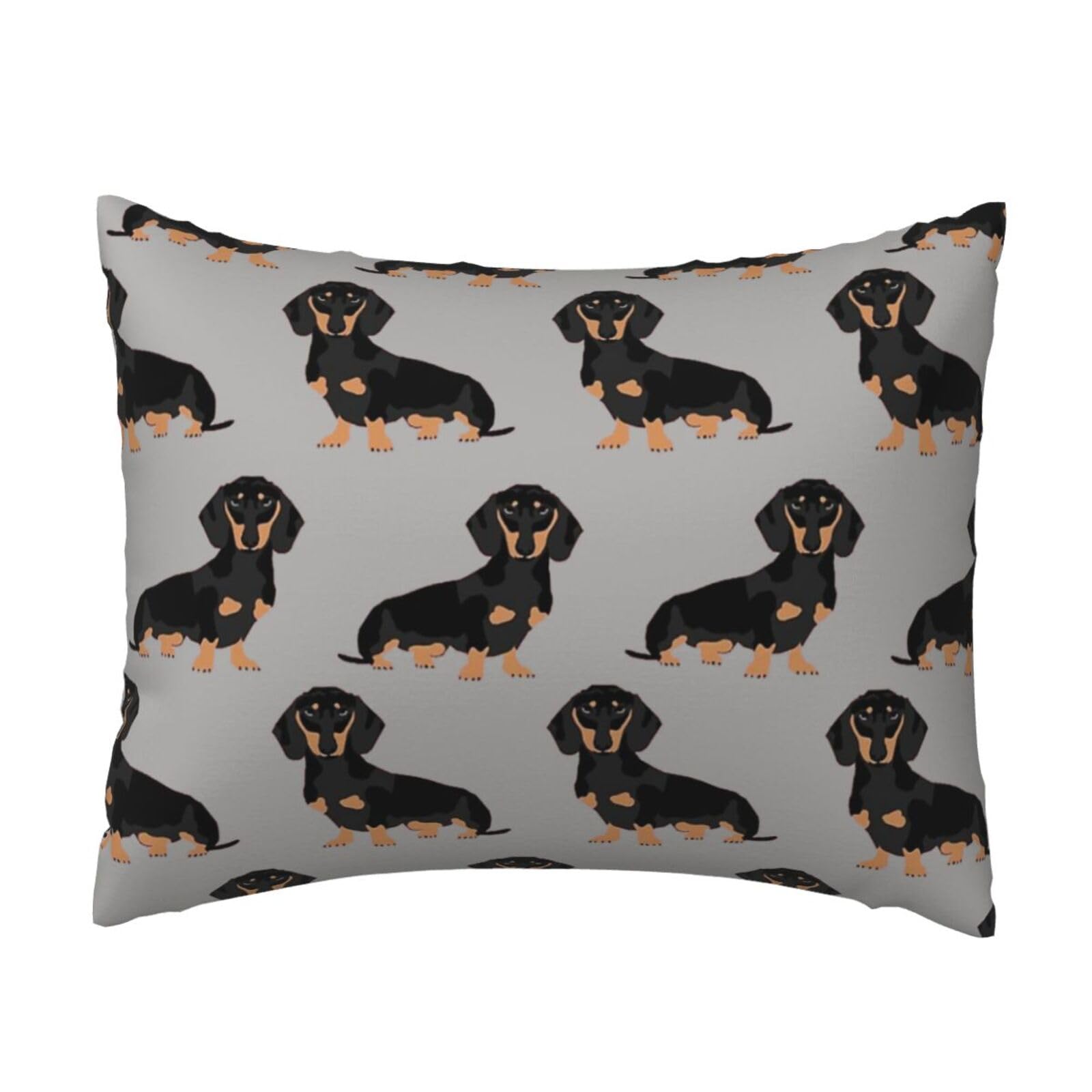GSGCSBYMLG Dachshund Weiner Pet Dogs printed Pillow Case 20x26in Cushion Cover