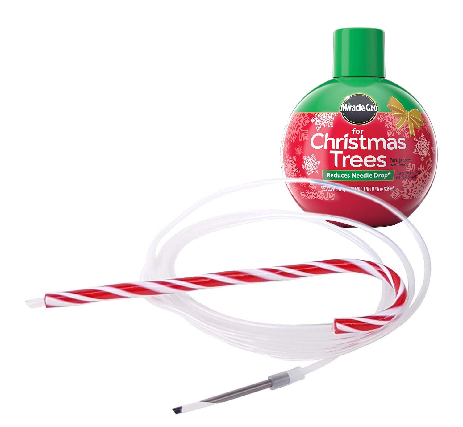Santas Secret Miracle - New 2020 Watering Kit System Christmas Tree Preservative + Candy Cane Automatic Waterer | Made in USA