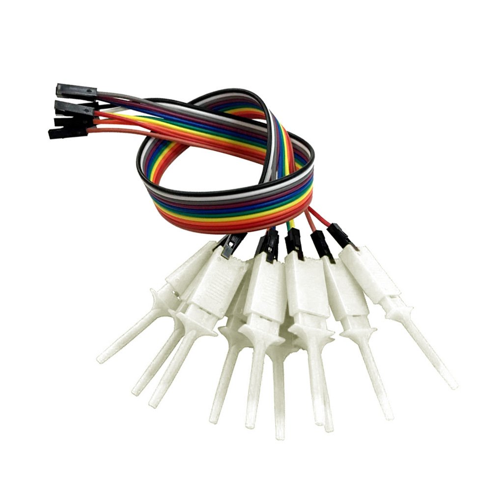 CALANDIS Set of 10 Test Hook Clip for Logic Analyzer - White-image-27