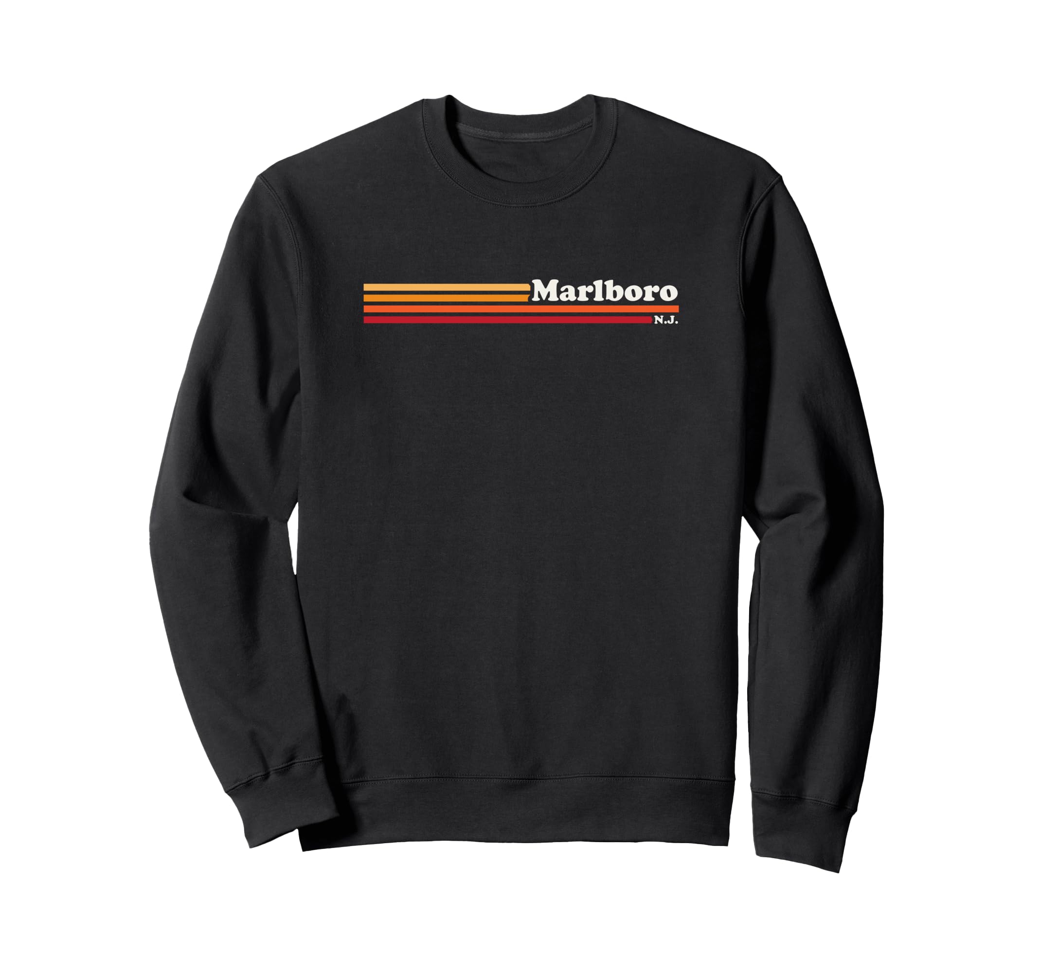 Vintage 1980s Graphic Style Marlboro New Jersey Sweatshirt