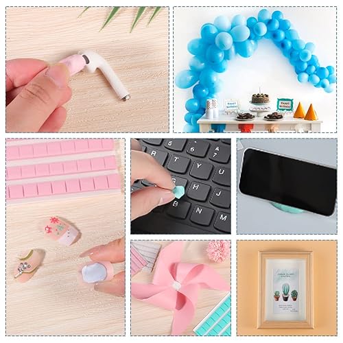 Vista 27 de 102 piezas adhesivas adhesivas, masilla extraíble para pósteres, masilla de montaje reutilizable para colgar en la pared, fotos, carteles, limpieza