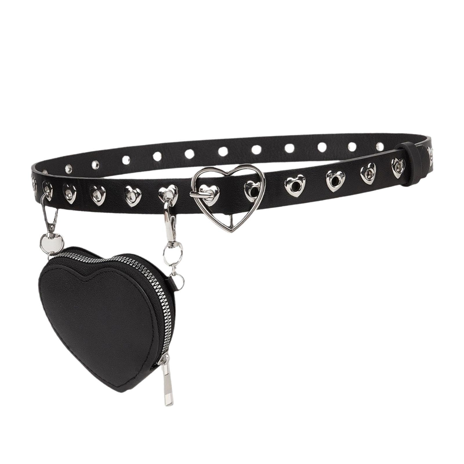CALANDIS™ Women Waist Belt Lady Love Heart Pin Buckle Belt for