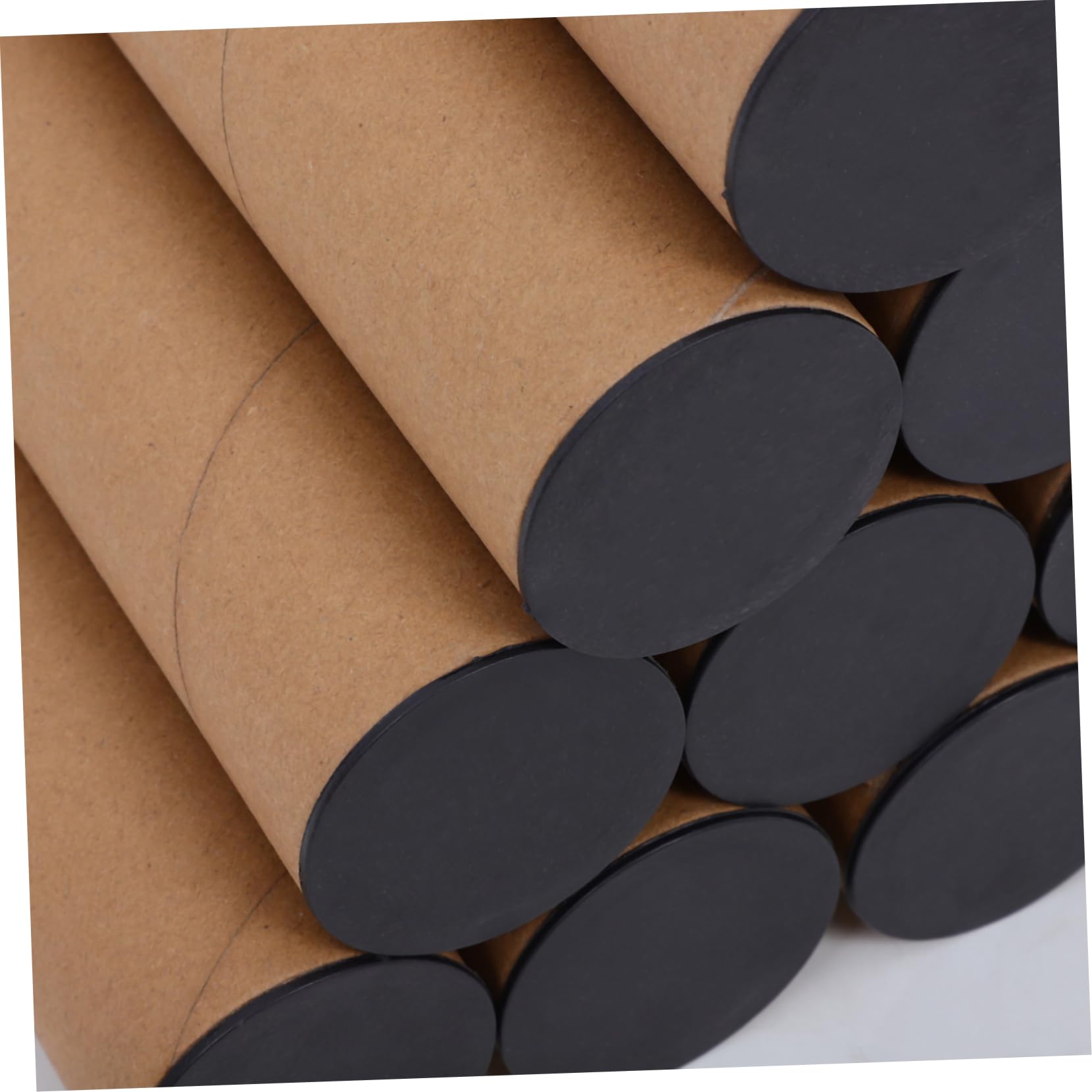 Gatuida 10 Pcs Tubes D'expédition Tube à Documents en Papier Kraft Économisant L'espace pour Stockage et Envoi D'œuvres D'art Rouleaux