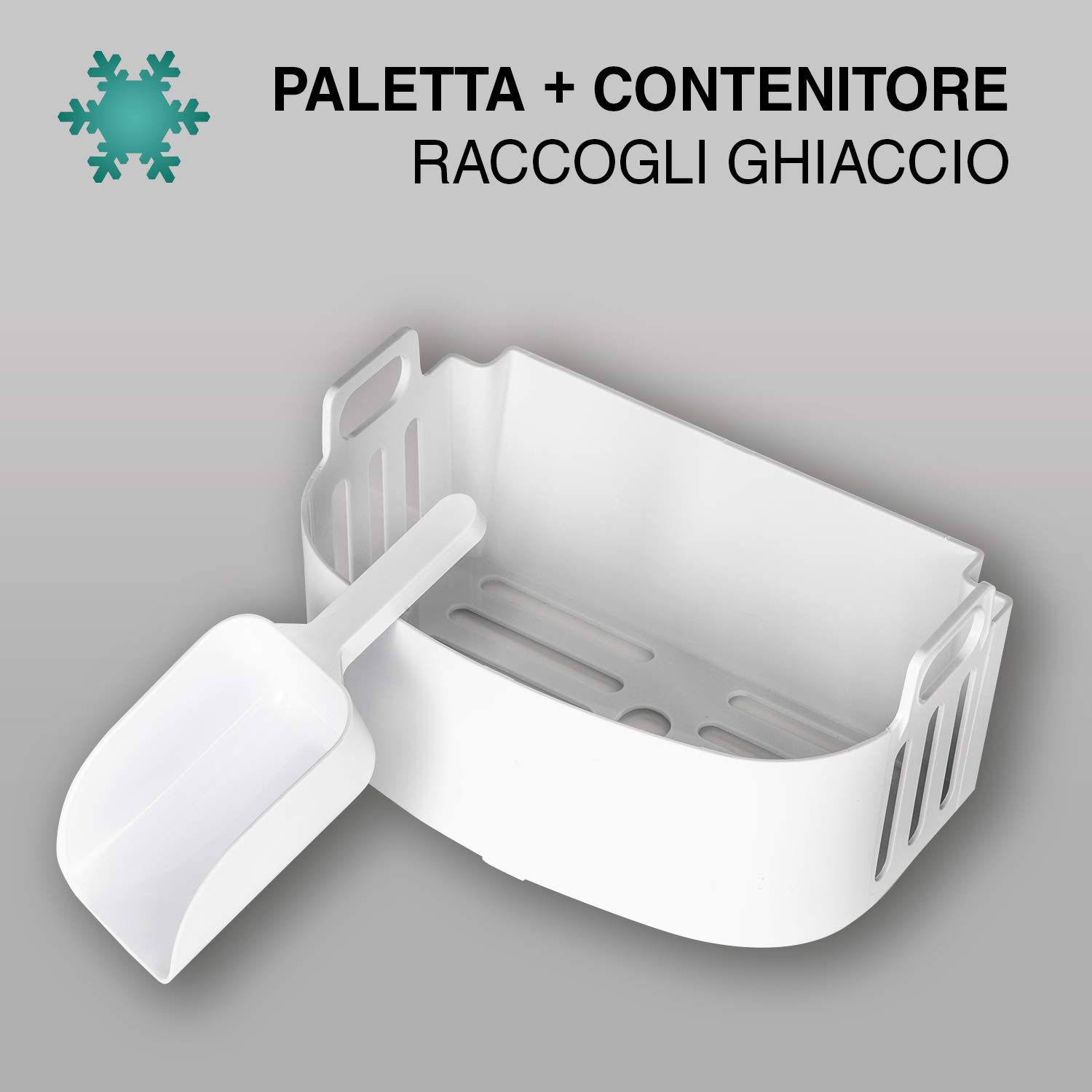 MACCHINA PER CUBETTI DI GHIACCIO FABBRICATORE TRINITI 15 KG IN 24H ICE MAKER