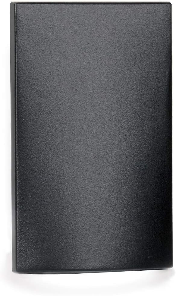 WAC Lighting WL-LED210F-C-BK 277V 3000K LED Vertical Scoop Step and Wall Light, Black