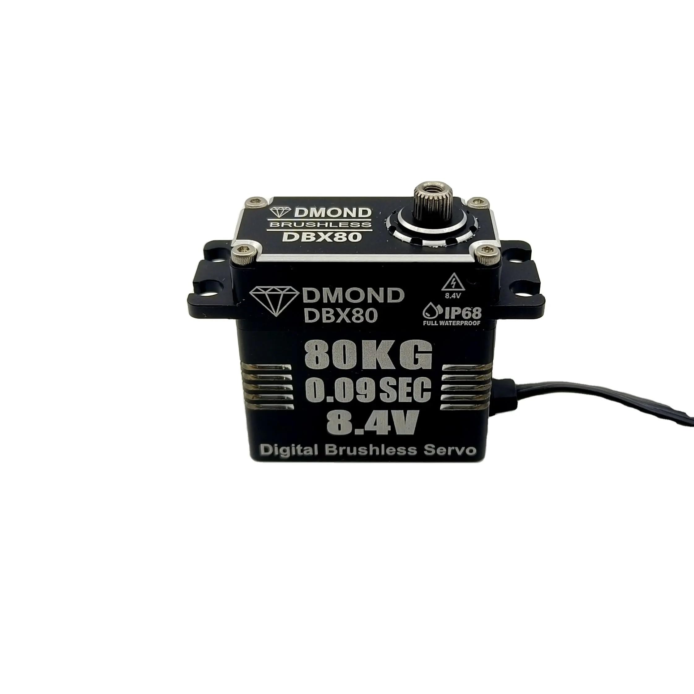 DMOND DBX80 80KG 0.09sec 8.4V Brushless IP68 Waterproof Heavy Duty servo Stainless Gear 1/10 1/8 RC Truck Crawler Buggy