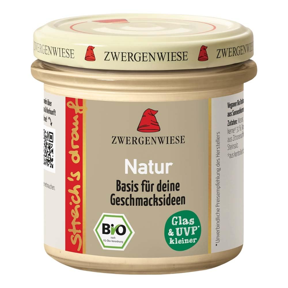 Zwergenwiese BIO streich's drauf Natur, 135g (18x135g)