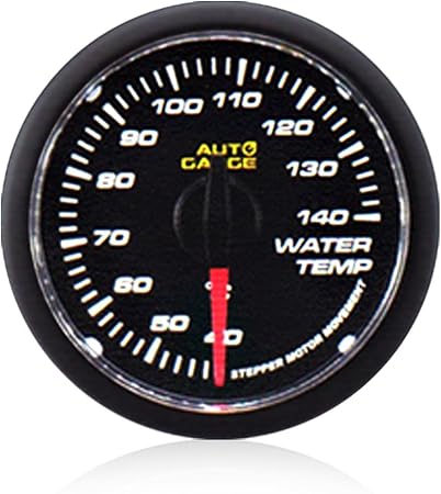 Amazon Co Jp オートゲージ Autogauge 水温計 348シリーズ 52mm 52f クリアレンズ 追加メーター 日本製モーター搭載 車 バイク
