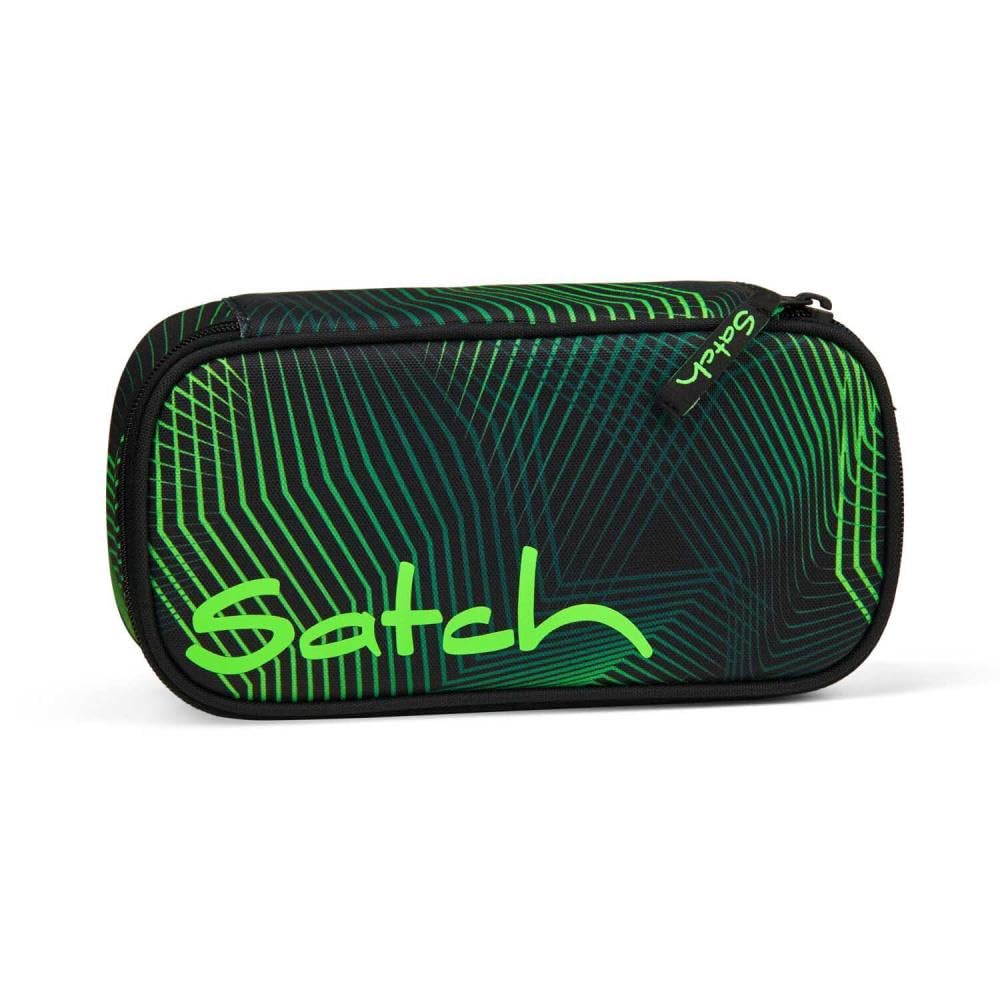 Satch pack Schulrucksack Set 2tlg. inkl. Schlamperbox (Seismic Green)