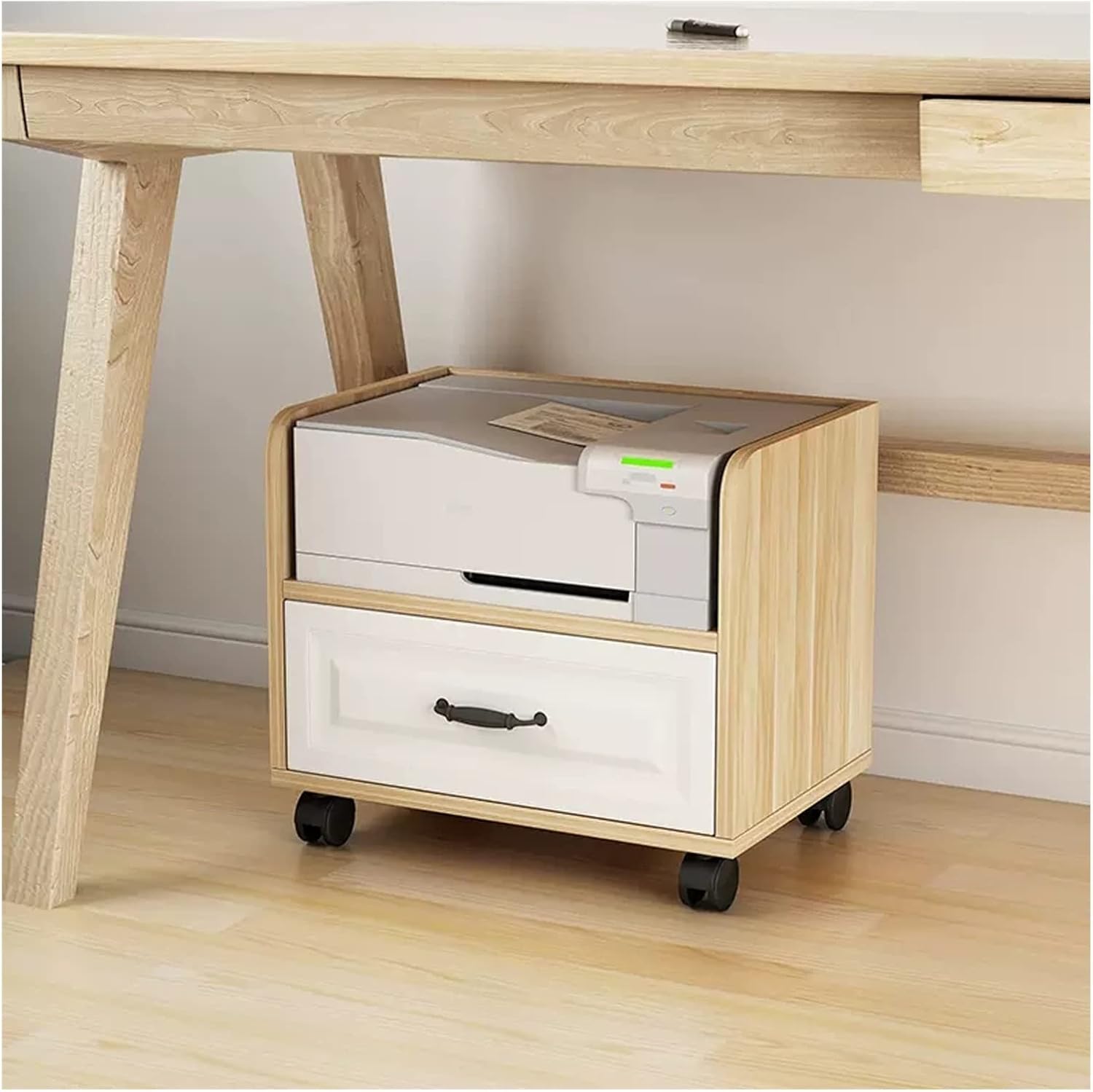 GlideMate Under-Desk Drawer Trolley with Mobile Storage
