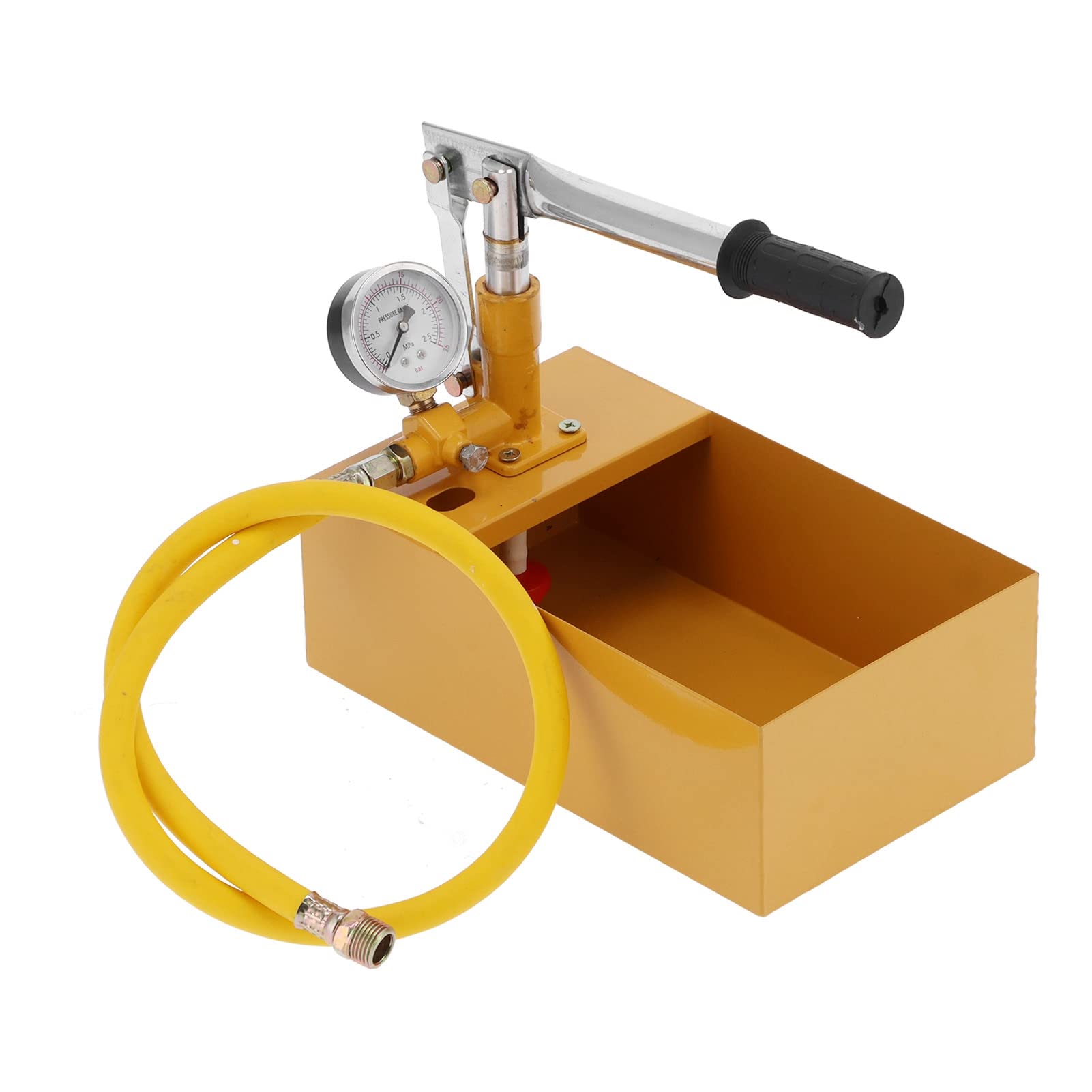 Kit di Prova della Pressione idraulica Manuale, Pompa di Prova della Pressione da 362 PSI con manometro per Prove di Pressione idraulica delle condotte Fino a 2,5 MPa