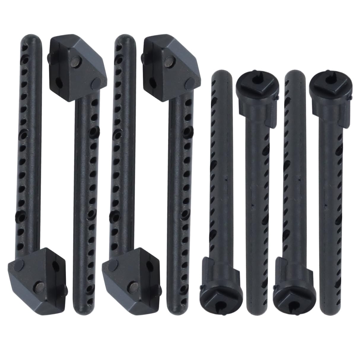 Alide 8Pcs Plastics RC Car Body Post RC Car Shell Holder Fixed Mount Compatible with D4 D3-XI S CS 1/10