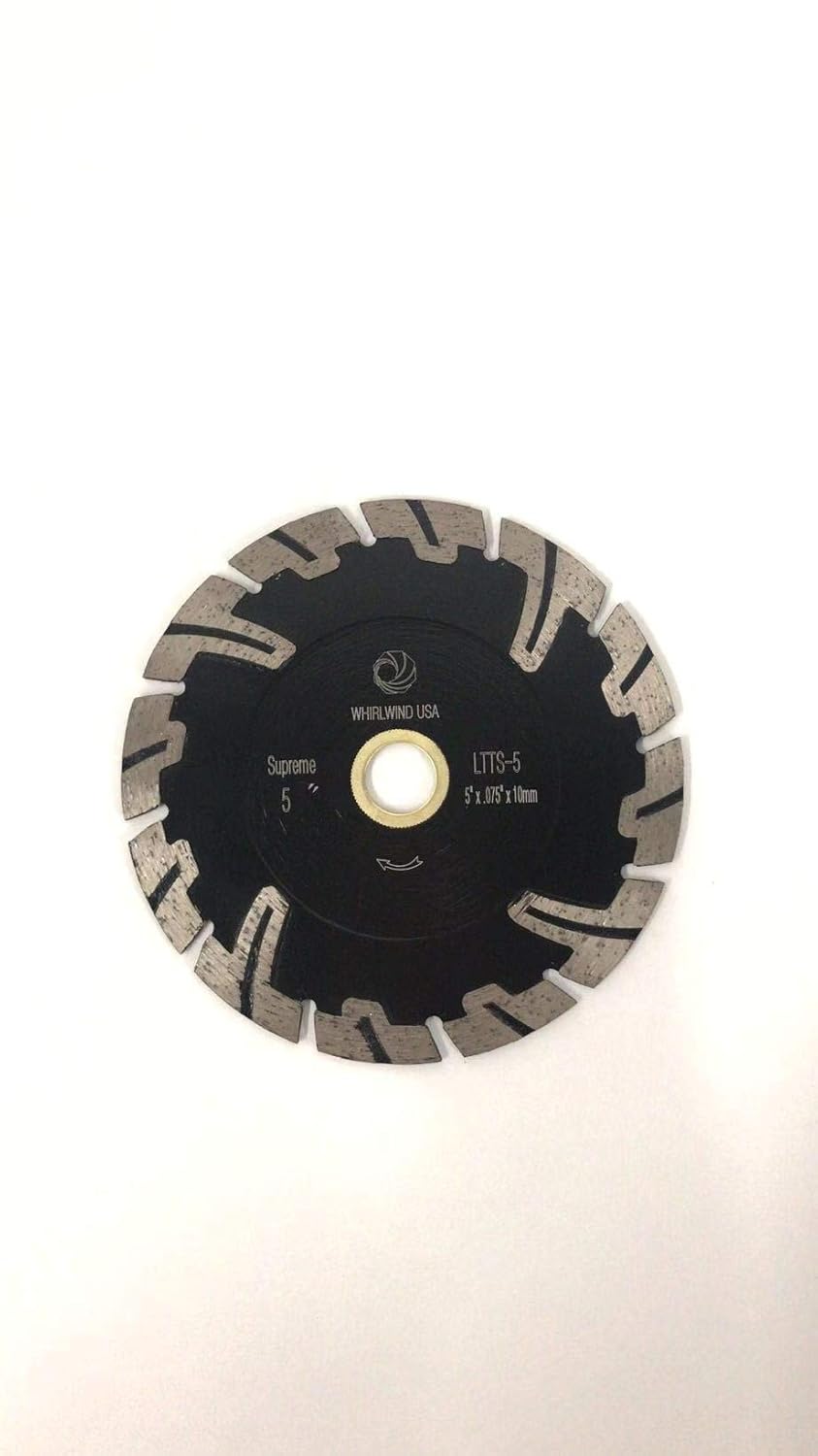 Flash Deals - 50% OFF Whirlwind USA LTTS 5 in. Dry or Wet Cutting General Purpose Power Saw T Segmented Diamond Blades for Granite Stone Concrete (Factory Direct Sale) (5)… One-Day Sale: Up to 60% Off Whirlwind USA LTTS 5 in. Dry or Wet Cutting General Purpose Power Saw T Segmented Diamond Blades for Granite Stone Concrete (Factory Direct Sale) (5)…