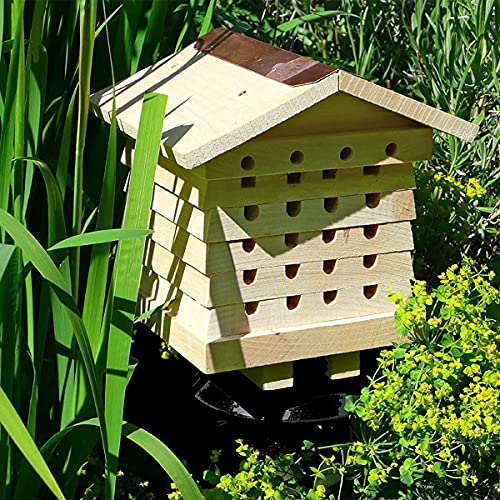 EXEDSCEND Multi Habitat Insektenhaus Outdoor Garden Dekorative Insektenhotels für Biene Butterfly und Käfer Baum des… – Bild 7