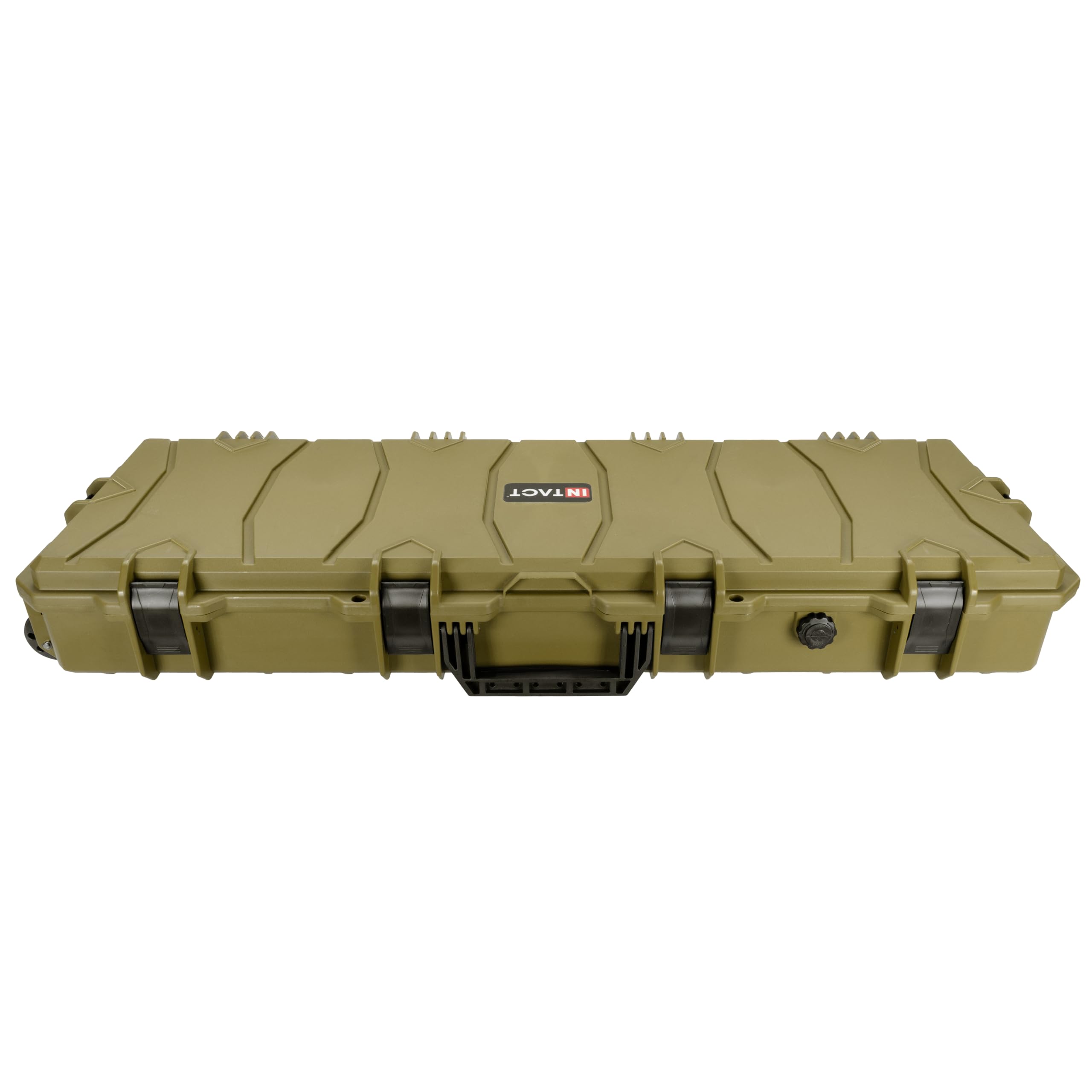 Eylar 39 Inch Intact Series Rolling Hard Rifle Case, Lightweight and Durable Stacker Design with Foam (Dark Earth)
