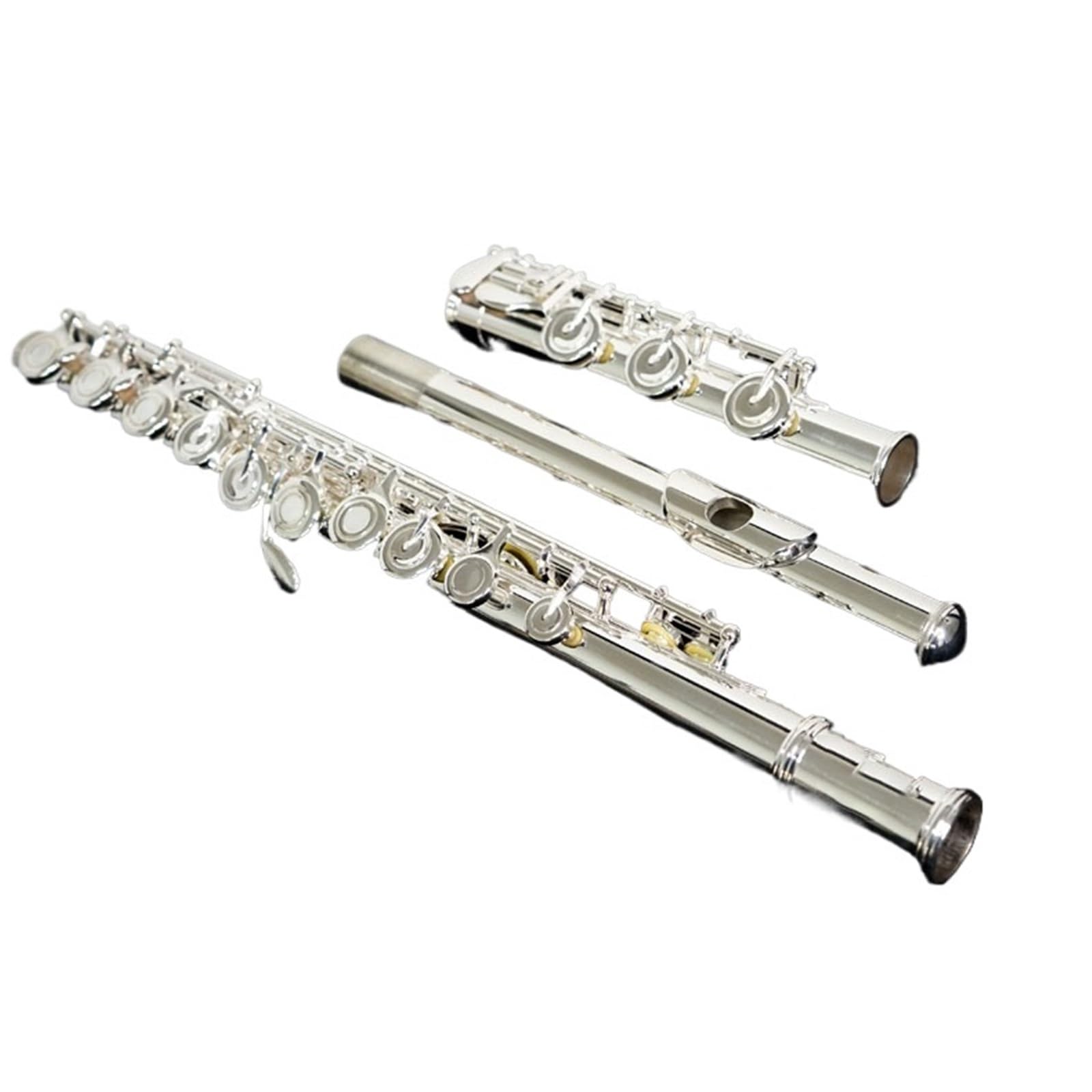 Strumento Flauto Flauto Traverso Placcato Argento A 17 Fori Tono C