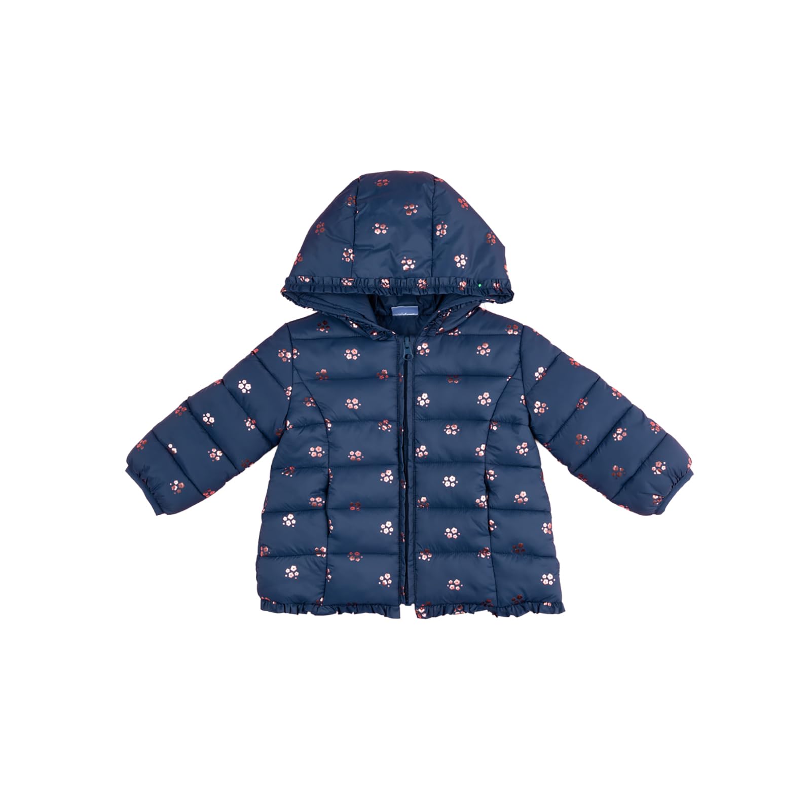 Prénatal, Giubbino Neonata Leggero con Cappuccio e Zip, Ideali per Primavera e Autunno, Abbigliamento Bambina