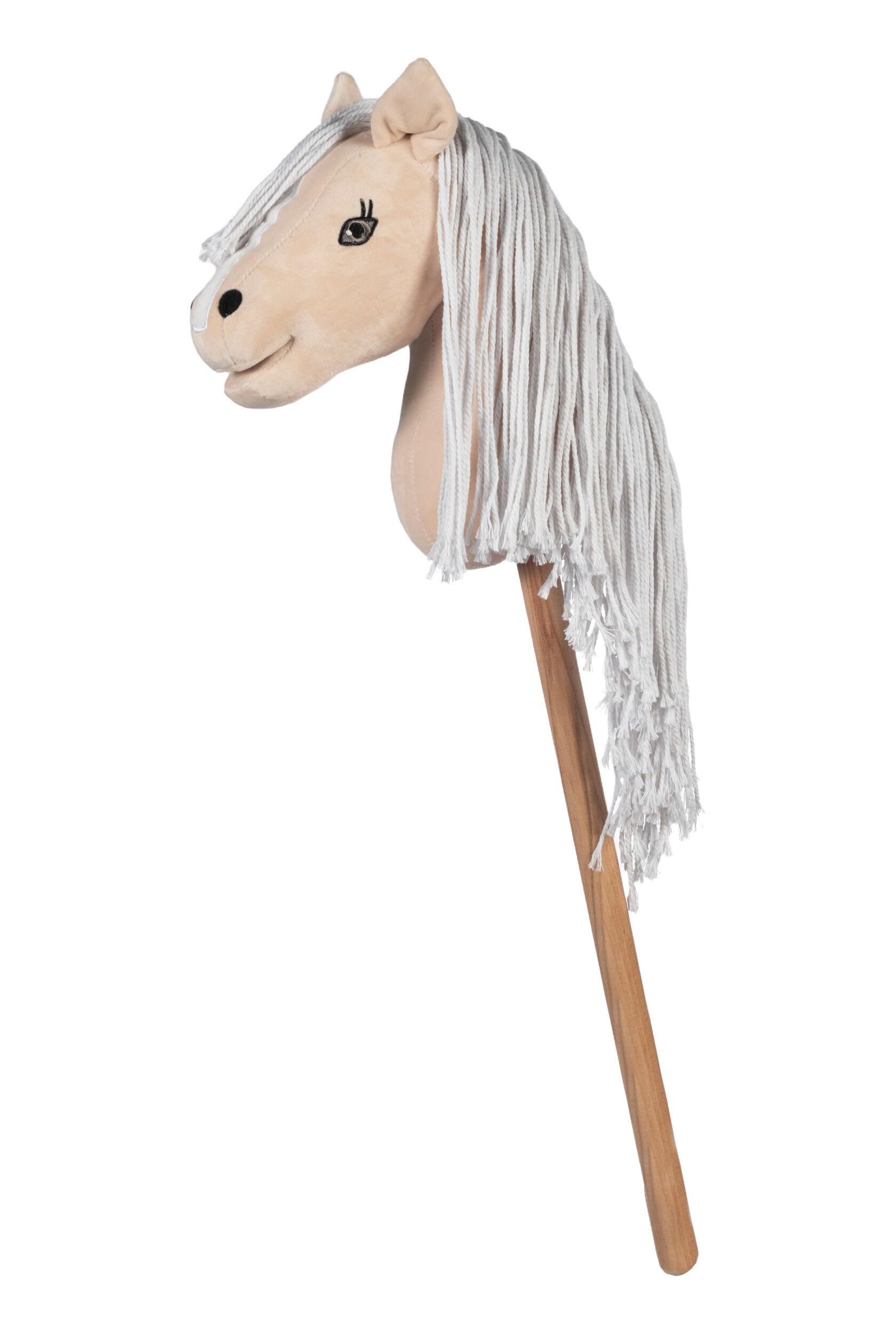 HKM - Hobby Horse Professional Slim Line, Steckenpferd für Kinder, Stockpferd zum Hobby Horsing, Beige