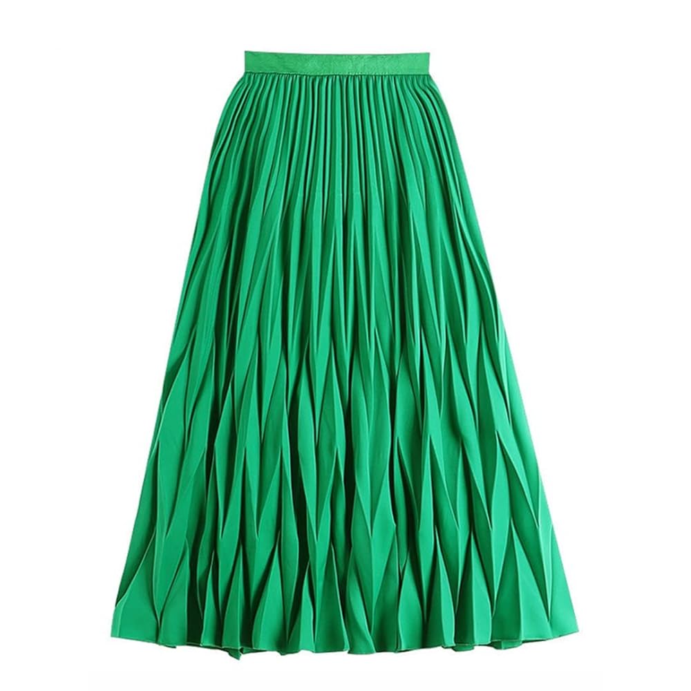 Amazon.com: Fulbant Women Design Rhombus Wrinkled Wavy Long