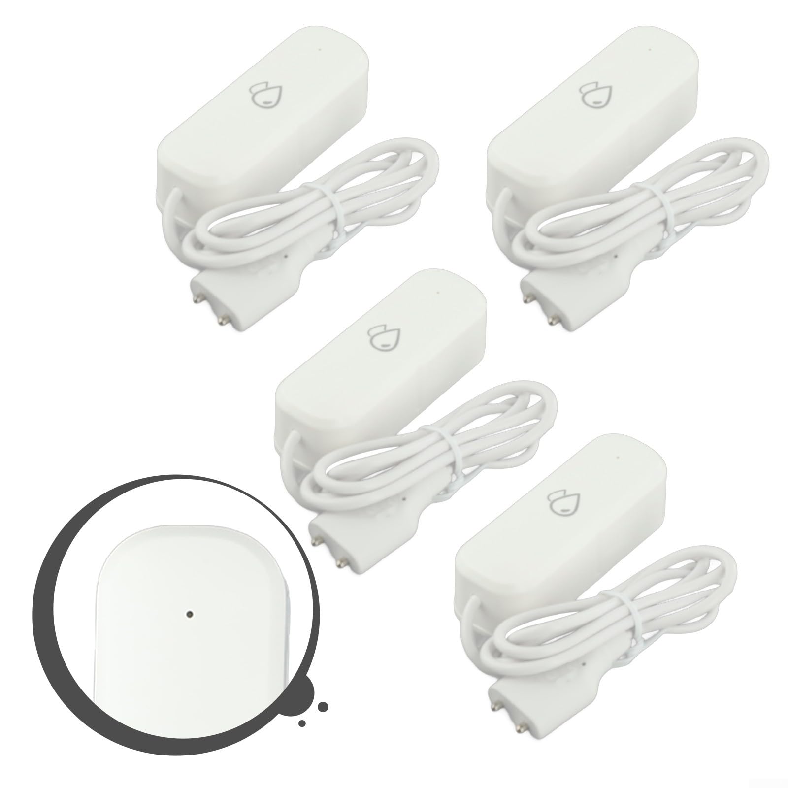 Détecteur de fuite d'eau WiFi pour tuya pour détecteur intelligent de fuite d'eau avec application intelligente capteur d'alarme d'inondation d'eau en temps réel Détecteur de débordement d'eau Système