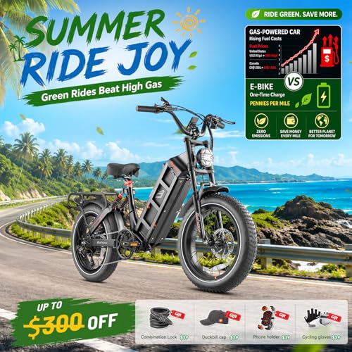 Image of 2026 Eahora 5400W Juliet Pro 2 Electric Bike for Adults 43MPH Dual Motor 70Ah Ebike 200Miles Long Range Electric Bicycle, 20'' Fat Tire Full Suspension Electric Mountain Bike for Commuting /Delivery