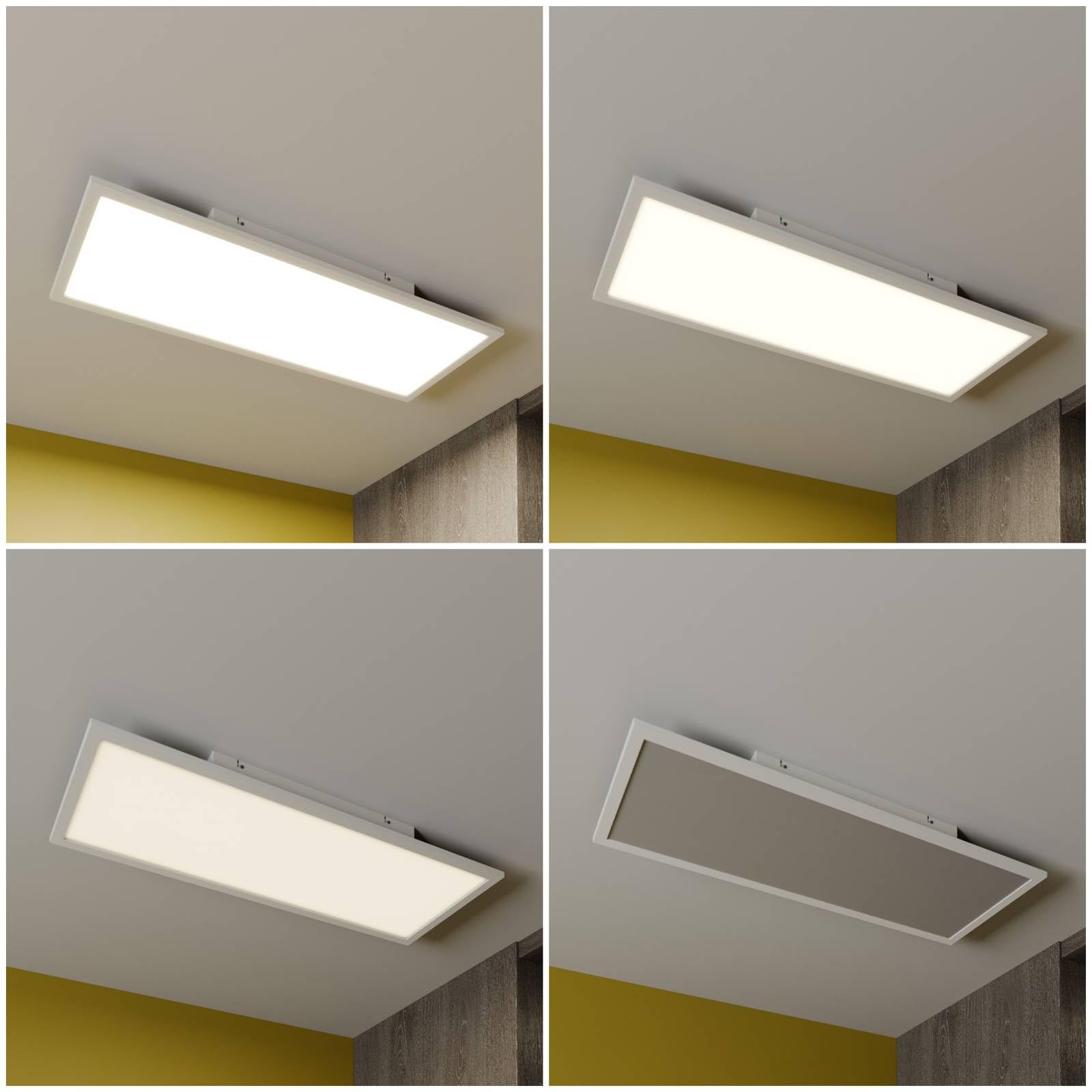 Lindby LED Lámpara de techo Luay (Moderno) en Blanco hecho Plástico e.o. para Cocina (1 llama, lámpara, plafón