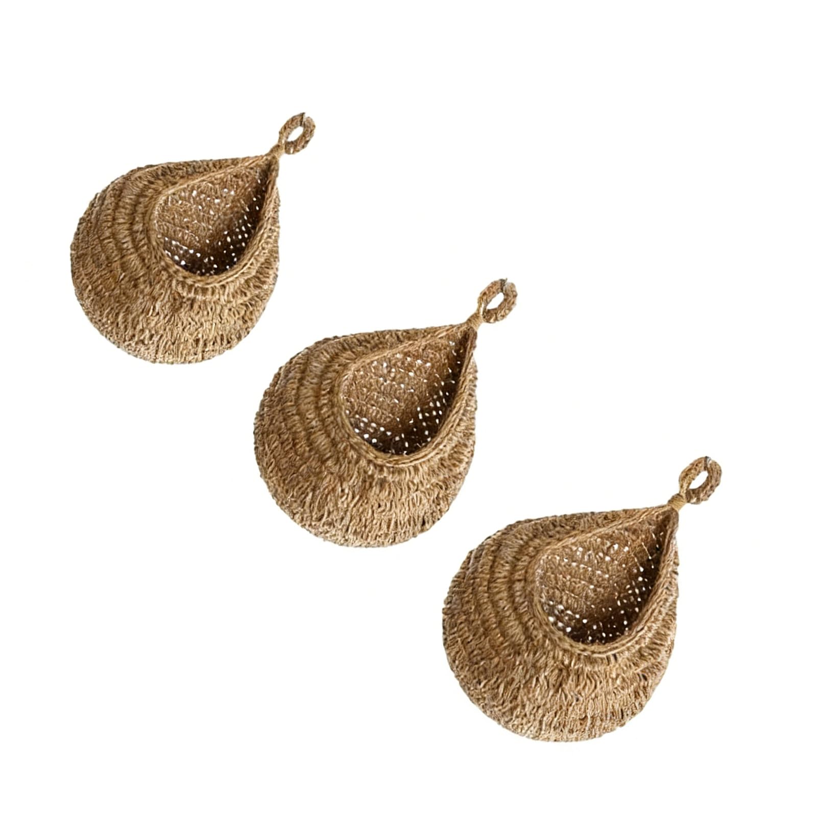 Msioytog A Decorative Wall Hanging Holder Crafted From Sturdy Rope Perfect For Produce Snacks Belongings Decorative Wall Hanging Holder Crafted From Sturdy Rope Perfect For Produce Snacks Belongings