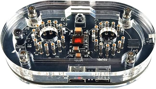 2-digit IN-18 Glow Tube thermometer IN18 Nixie Clock Home gift Desktop Audio Accessories (Not included Tube)