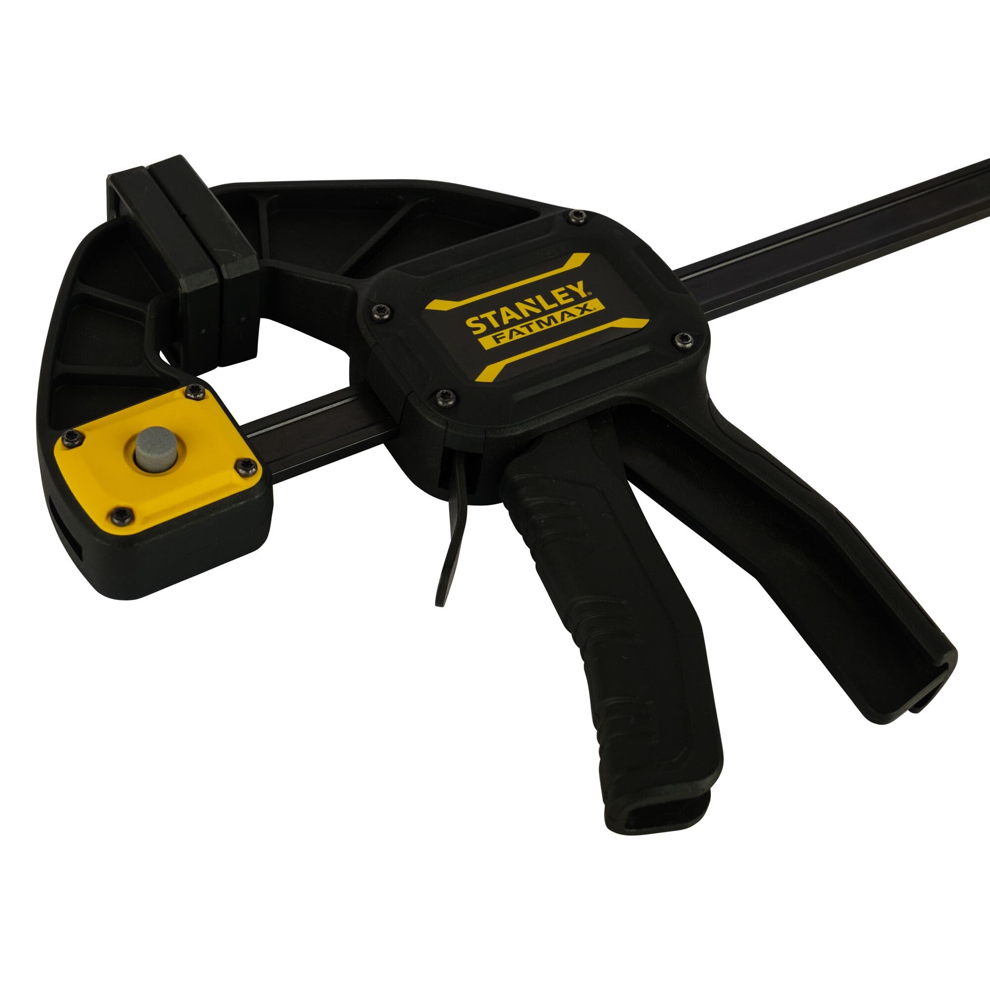 Stanley Fmht0-83235 Serre-Joint L 300 Gamme FatMax - Travaux De Précision - Rainure En V Pour Maintien Des Tubes - Rail En Acier - Corps En Nylon Renforcé - Fonction Écarteur