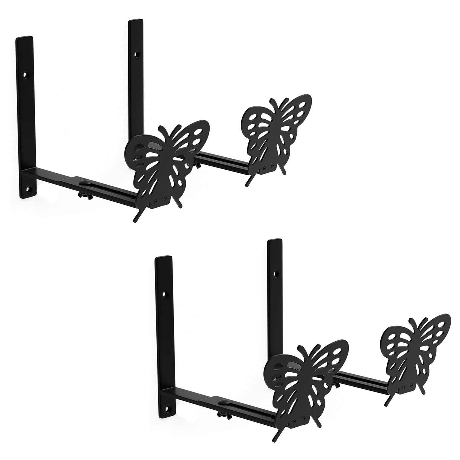 Crochet De De Fleurs D'extérieur Réglable Pour De De Balcon En Acier Carbone Et Caractéristiques Modulaires